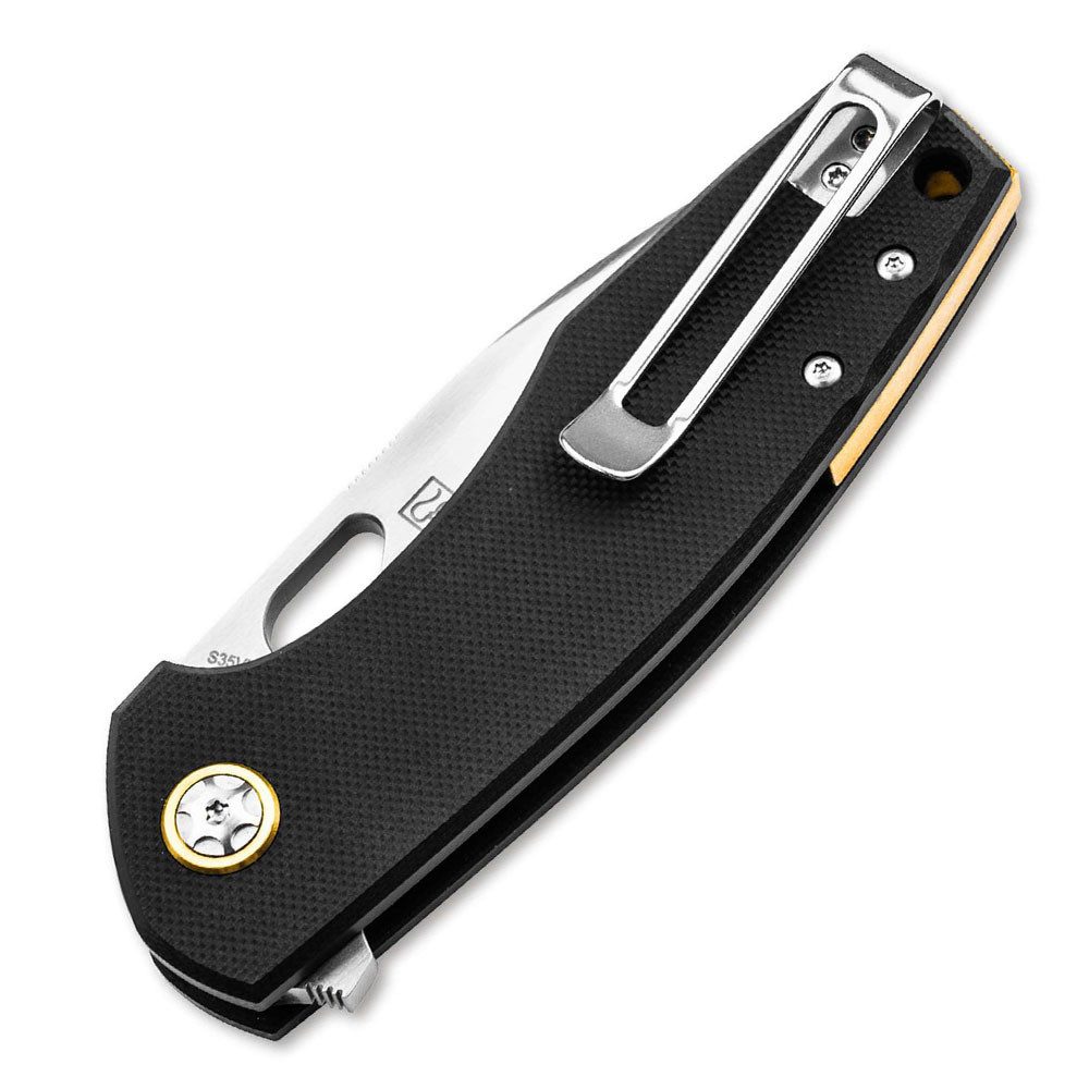 Böker Manufaktur Solingen Taschenmesser Little Friend Taschenmesser Black Linerlock EDC Klappmesser