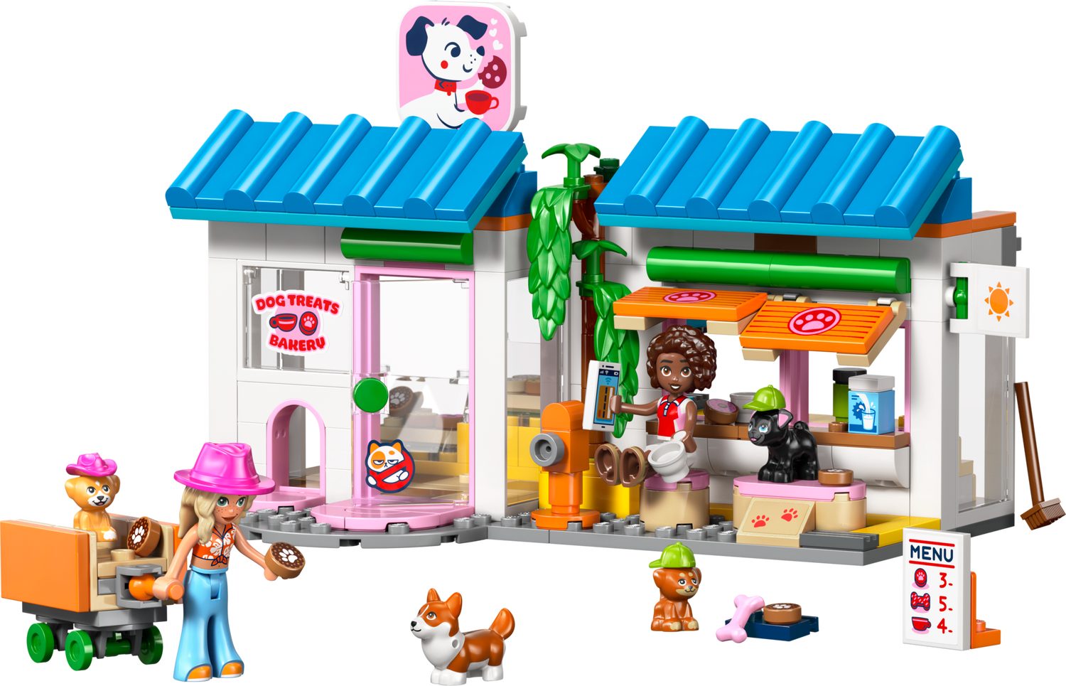 LEGO® Friends 42677 Hundekuchenbäckerei Spielbausteine, (Set, 278 St., Set)