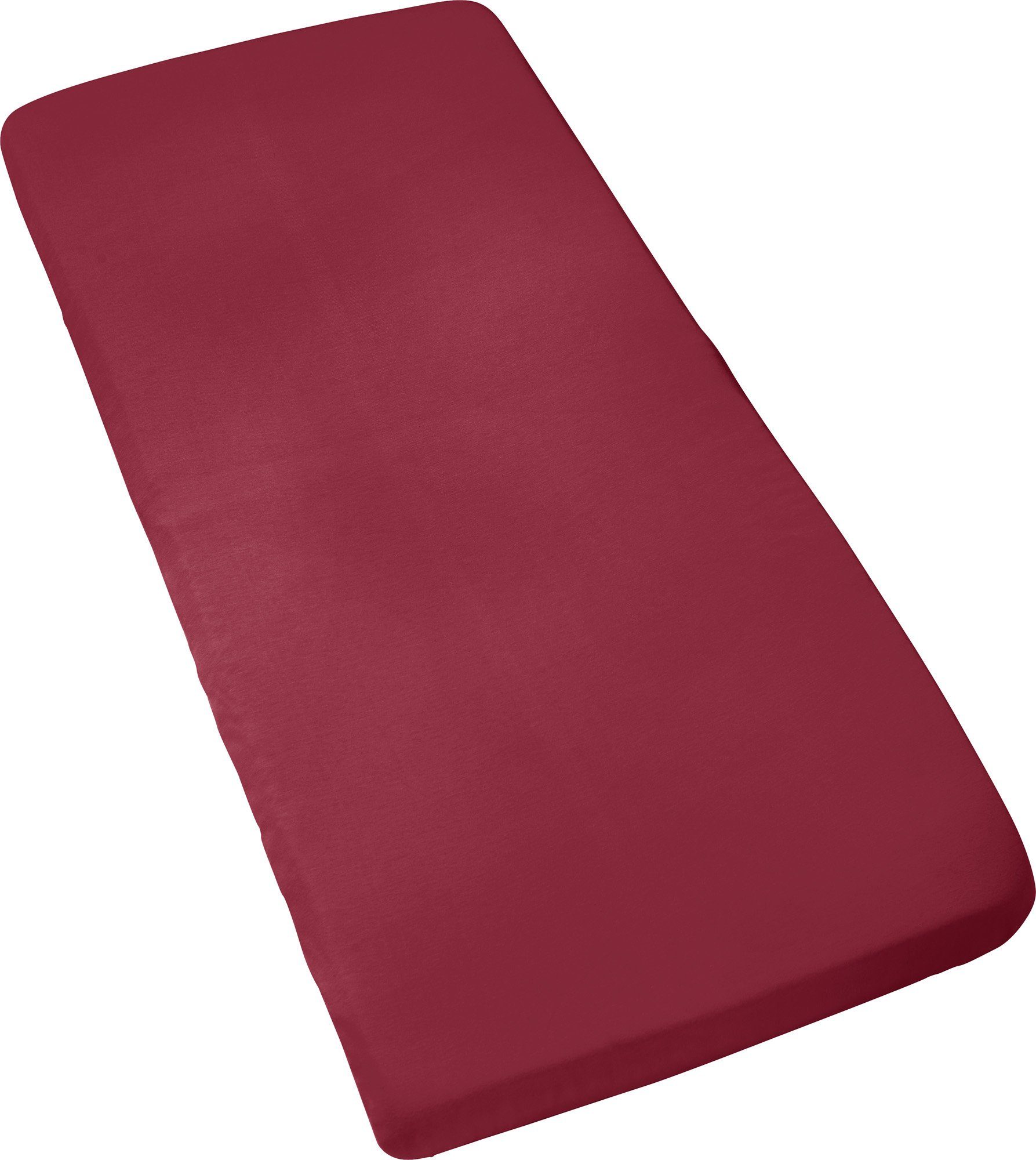 Erwin Müller Spannbettlaken Kinder-Spannbettlaken "Murnau", Jersey, Gummizug: Rundumgummi, (1 Stück), Single-Jersey Uni