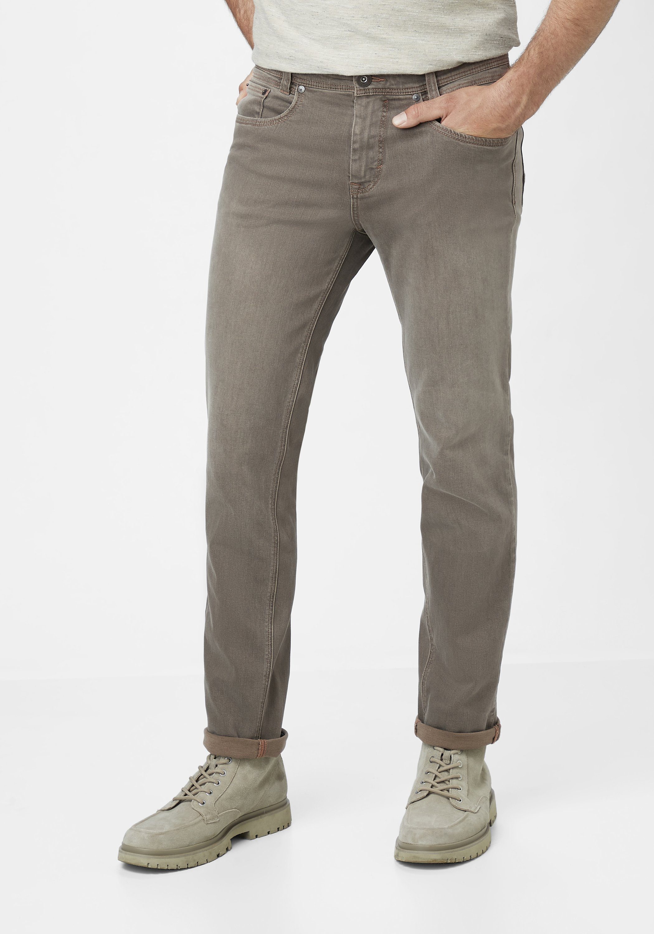 Paddock's Slim-fit-Jeans PIPE 5-Pocket Jeans mit Motion & Comfort Stretch | Stretchjeans