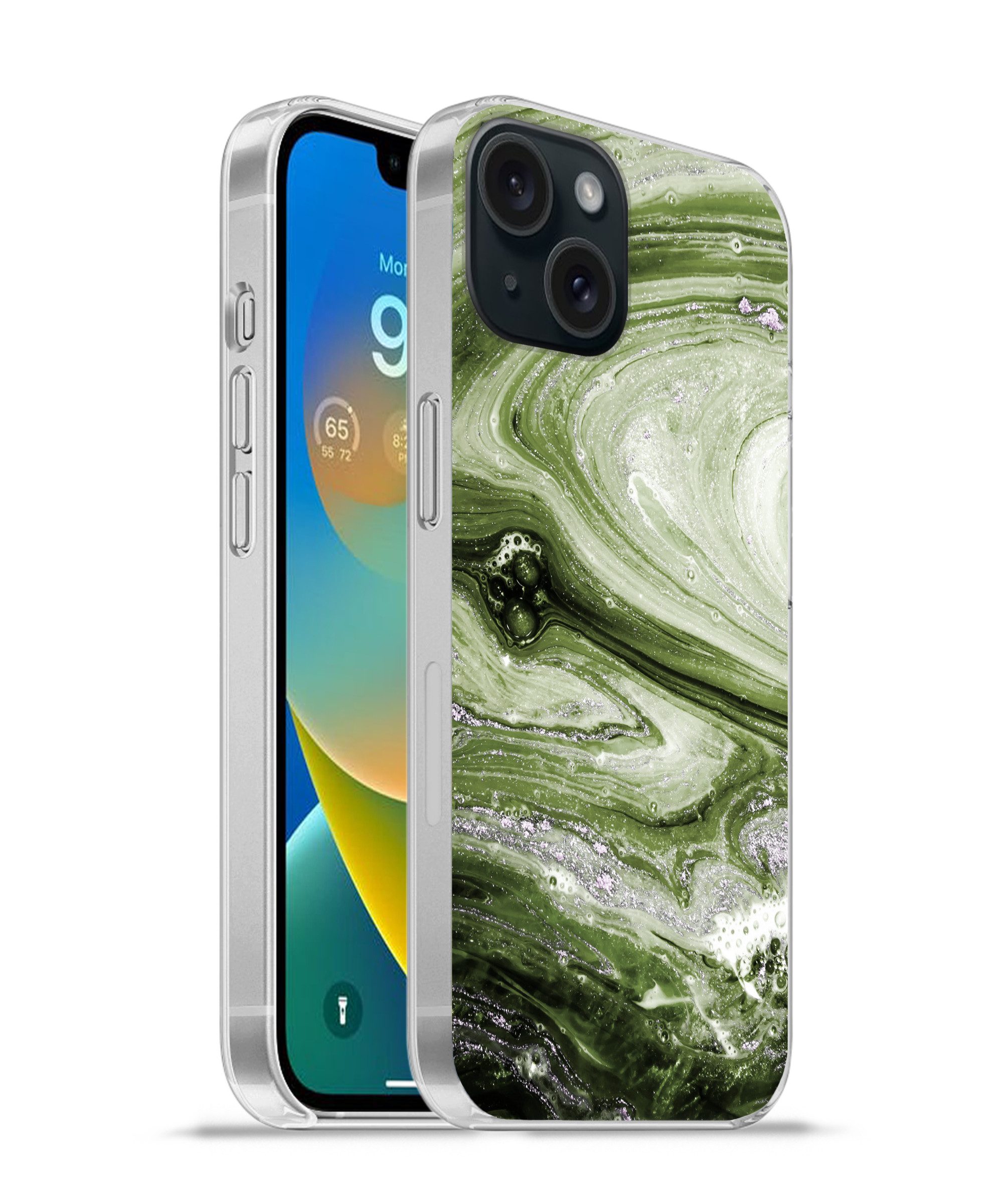 Handyhülle für Apple iPhone 15 Marmor - Naturstein - Kalkstein