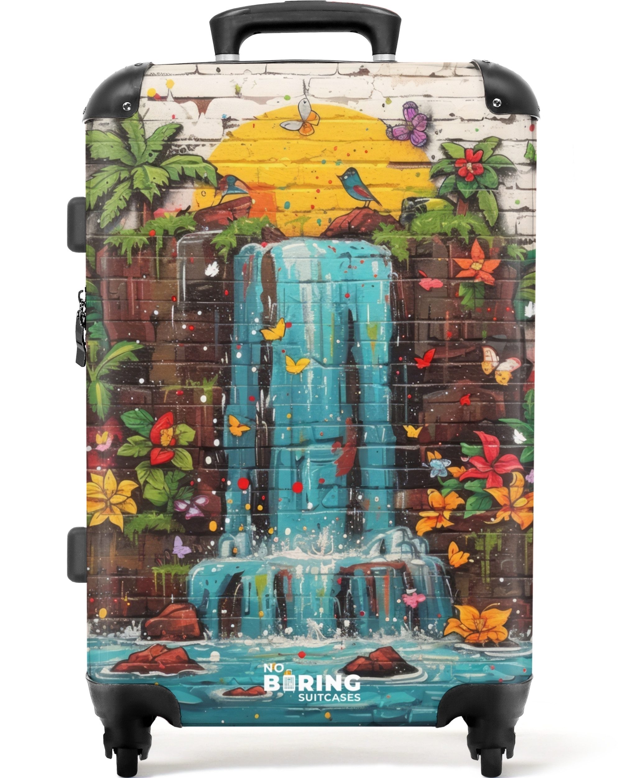 NoBoringSuitcases.com© Hartschalen-Trolley Wasserfall im Graffiti-Stil 67 günstig online kaufen