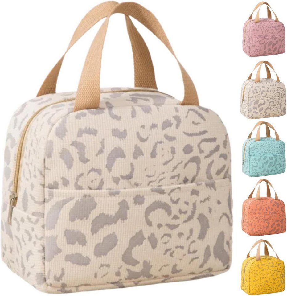 Agger Kühltasche Kleine Kühltasche Für Unterwegs - Wiederverwendbare, Wasserdichte, Isolierte Lunchtasche mit Alufolie Thermo-Isolierung