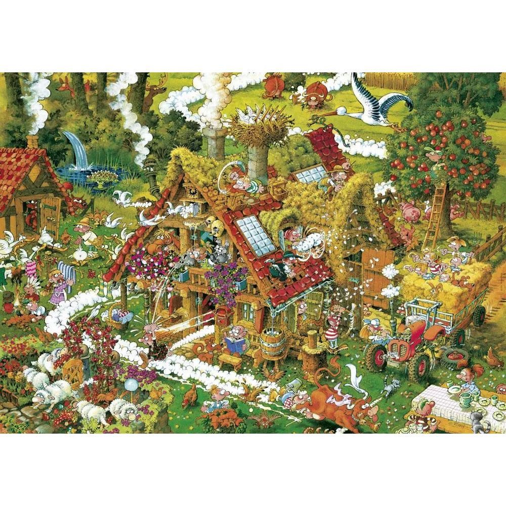 HEYE Puzzle Funny Farm Puzzle 1000 Teile, 1000 Puzzleteile