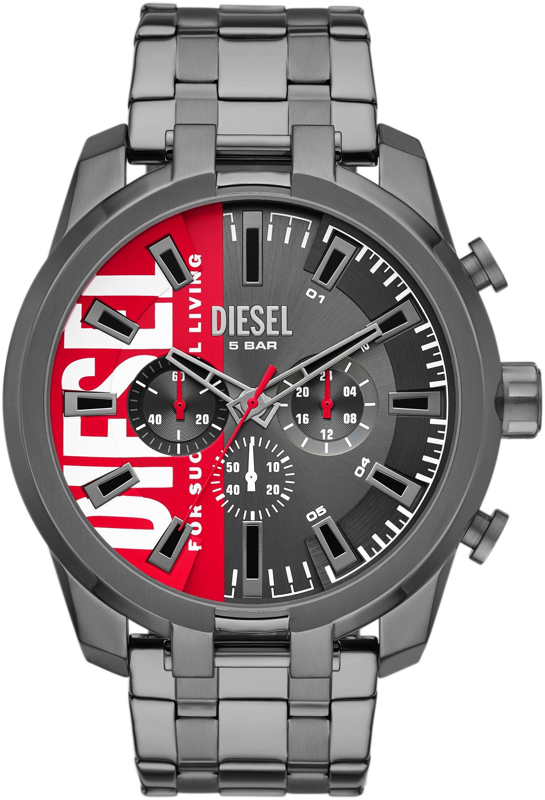 Diesel Chronograph SPLIT, DZ4632, Mit Stoppfunktion und