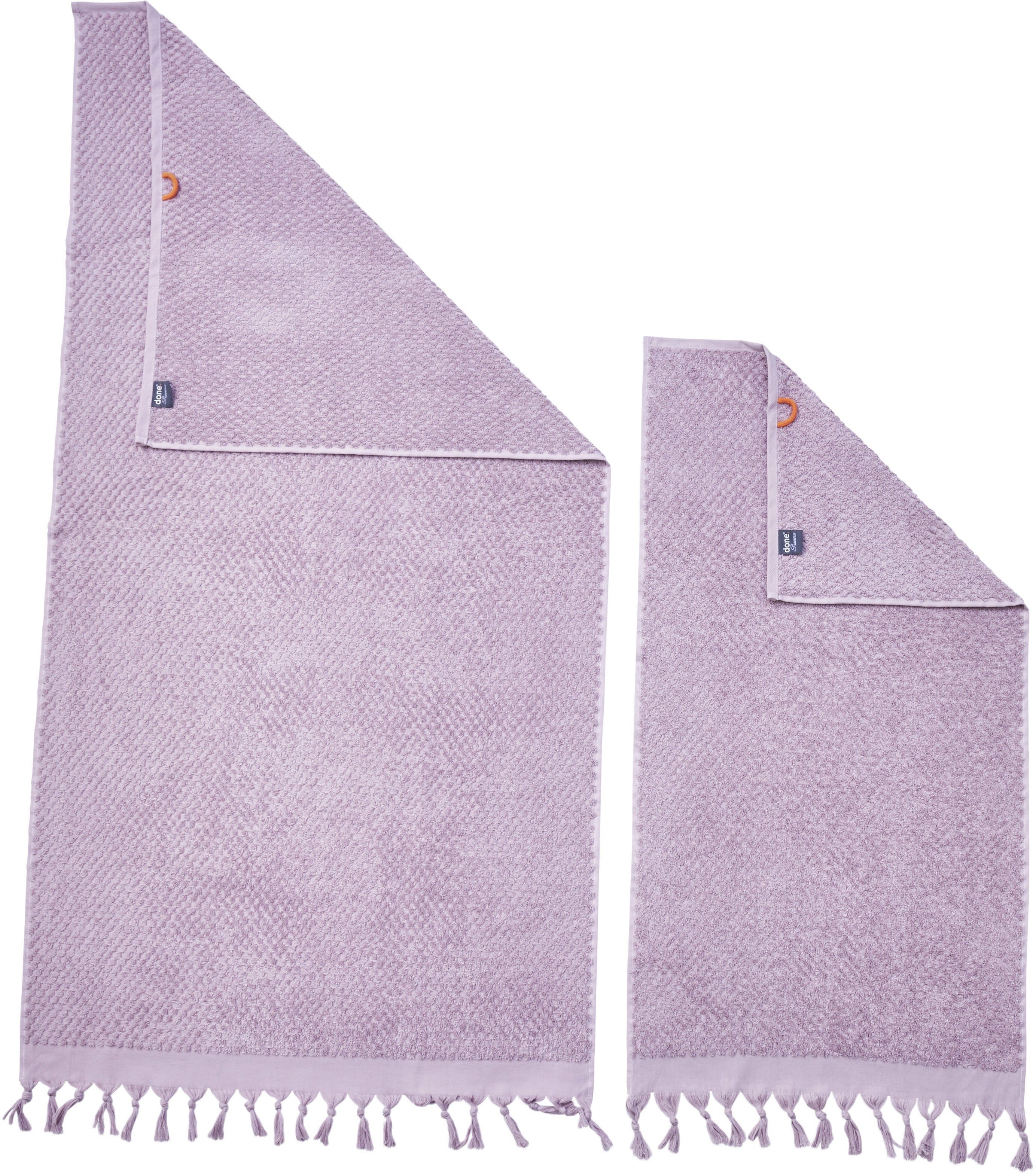 done.® Handtuch Set Provence Honeycomb, Walkfrottier günstig online kaufen