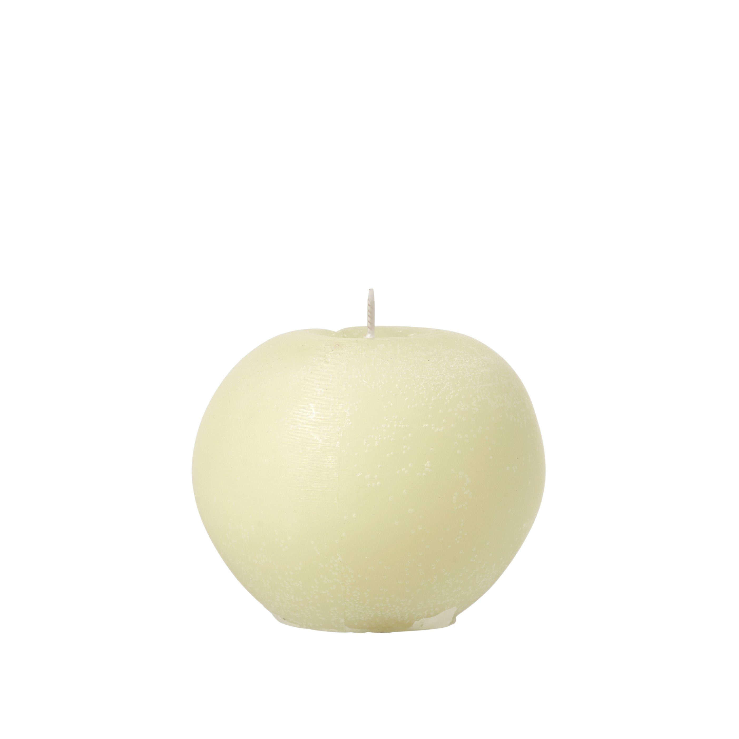 Broste Copenhagen Tafelkerze Broste Copenhagen Apple Skulptur-Kerze Light Green