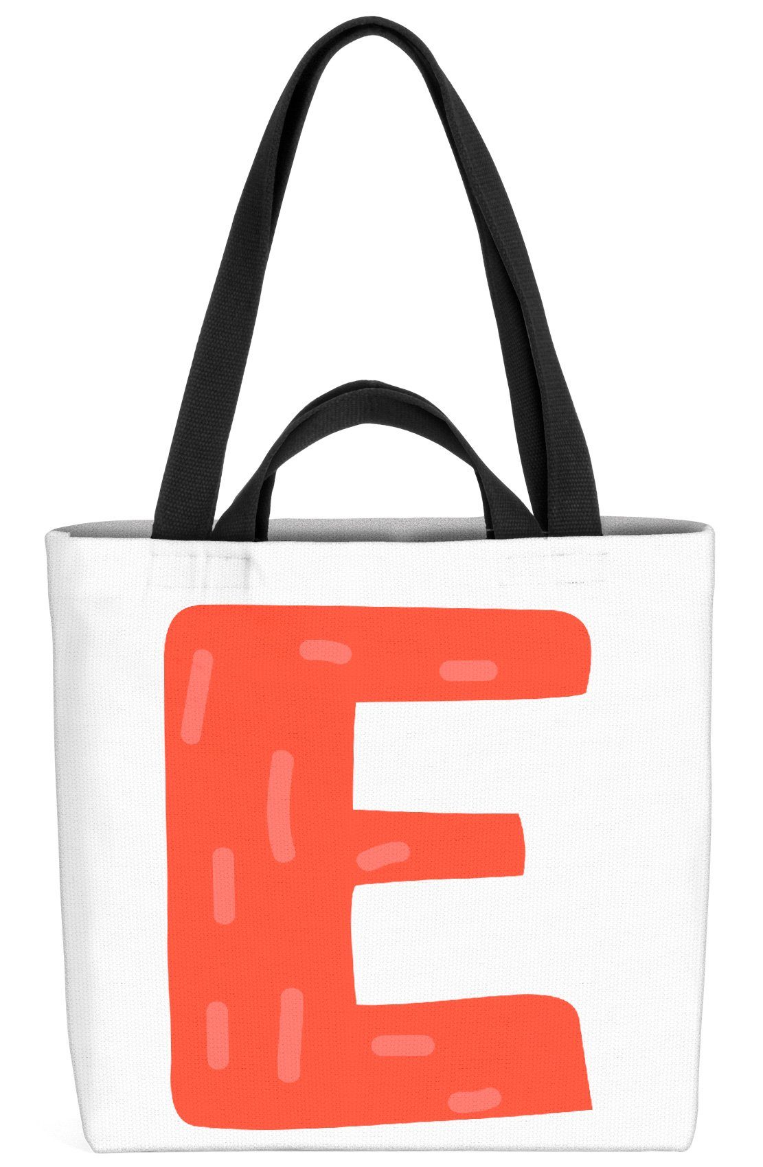 VOID Henkeltasche (1-tlg), E Alphabet Buchstabe Namen E Buchstabe Namen Farben Geburtstag Schrif