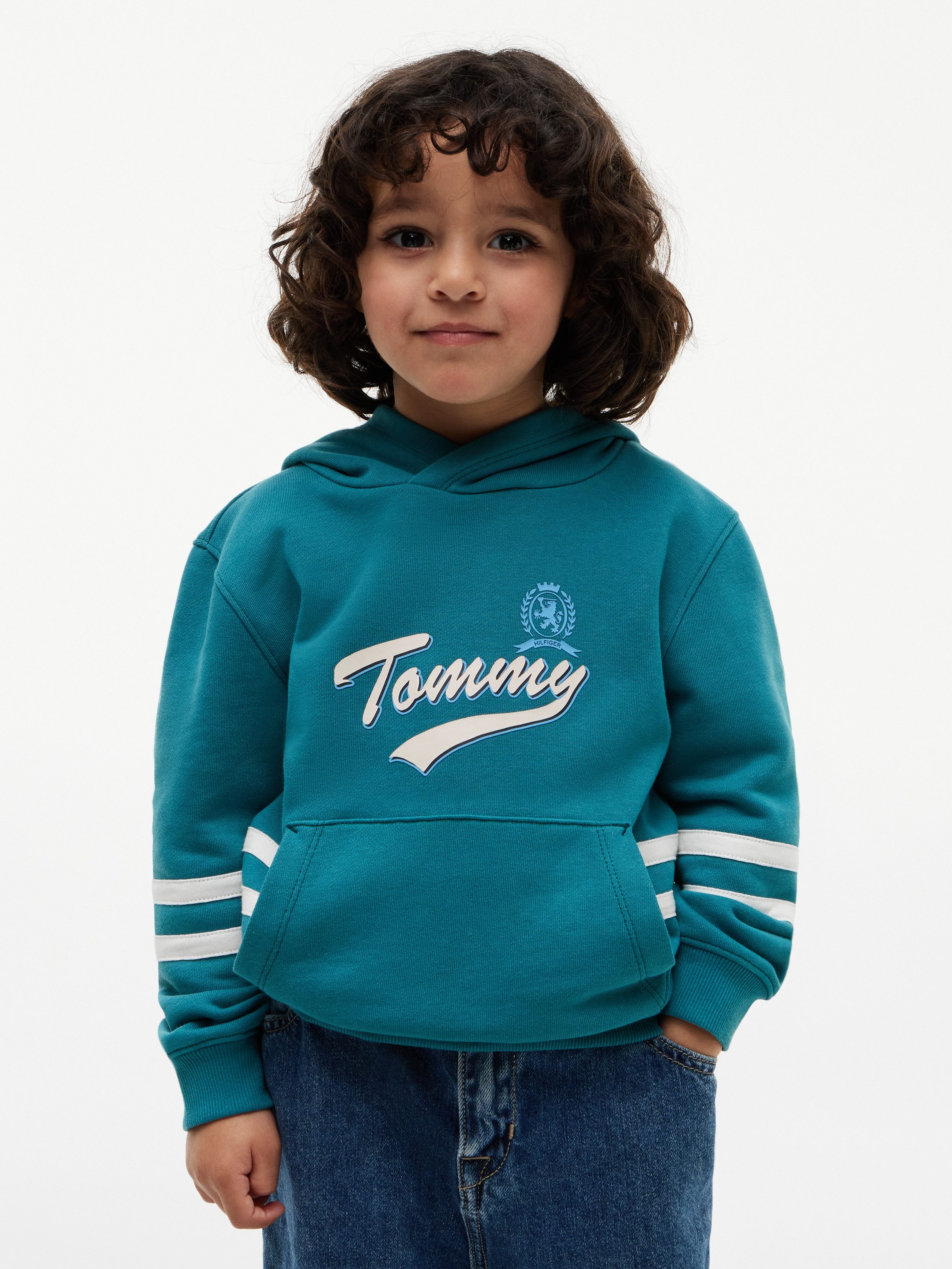 Tommy Hilfiger Kapuzensweatshirt Regular Fit, Kinder bis 16 Jahre, Tommy-Druck