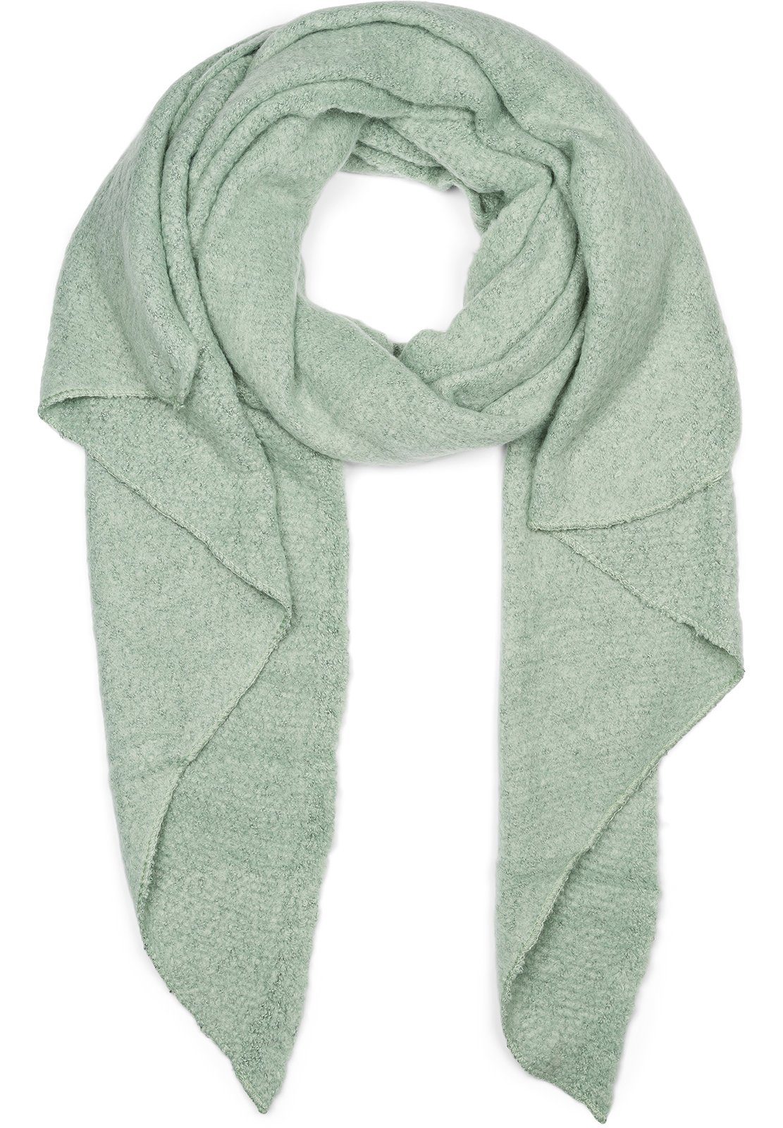 styleBREAKER XXL-Schal Asymmetrischer unifarbener Web Schal, (1-St) günstig online kaufen