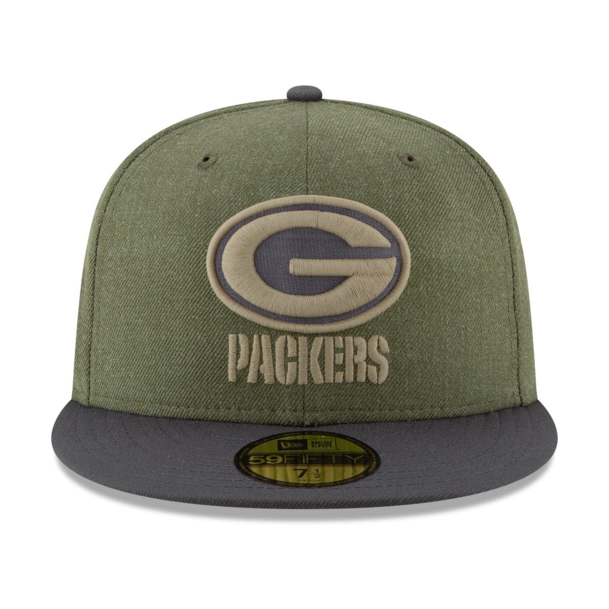 New Era Salute Cap to Packers Fitted Service 59Fifty Green Bay NFL