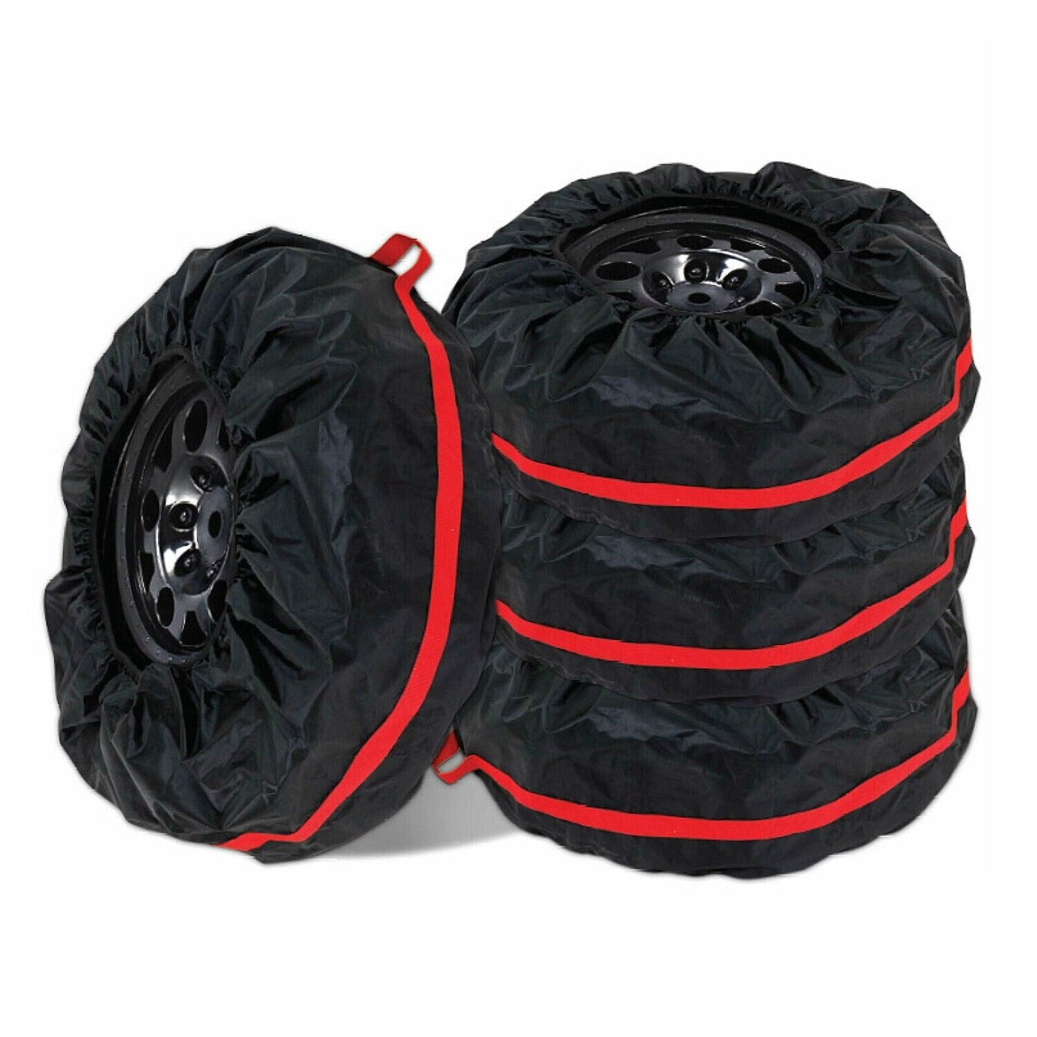 OMAC Reifentasche Reifentaschen Set Schutzhülle 4 teilig für 14" bis 17" Felgen Tasche, Haltbar