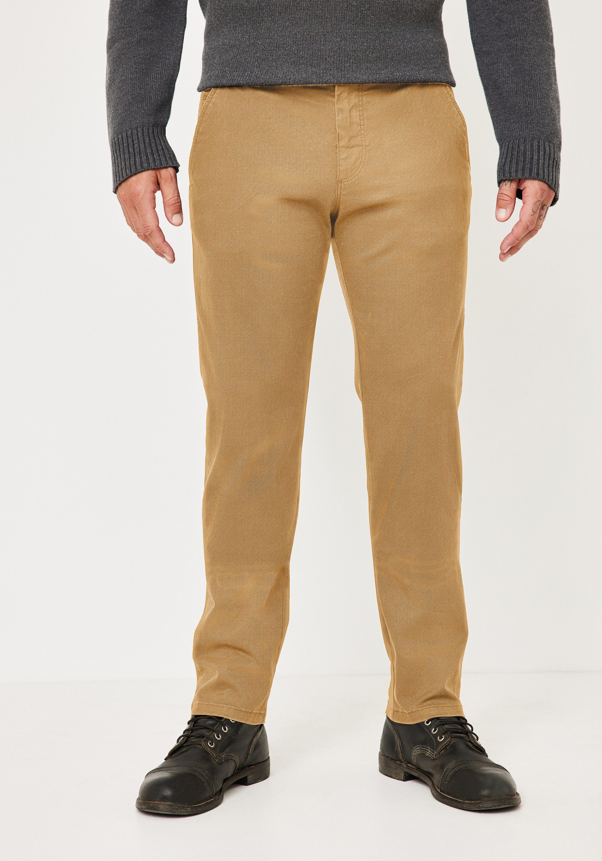 Redpoint Chinohose ODESSA Regular Chinohose mit elastischem Bund und dezentem Print
