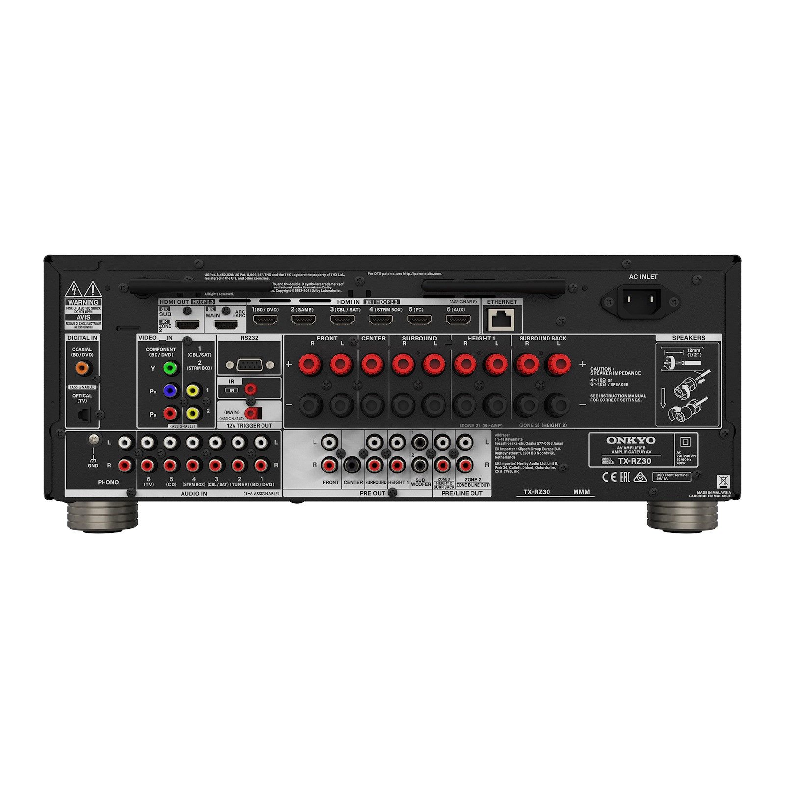 Onkyo OnkyoTX-RZ30 9.2 AV Receiver AV-Receiver