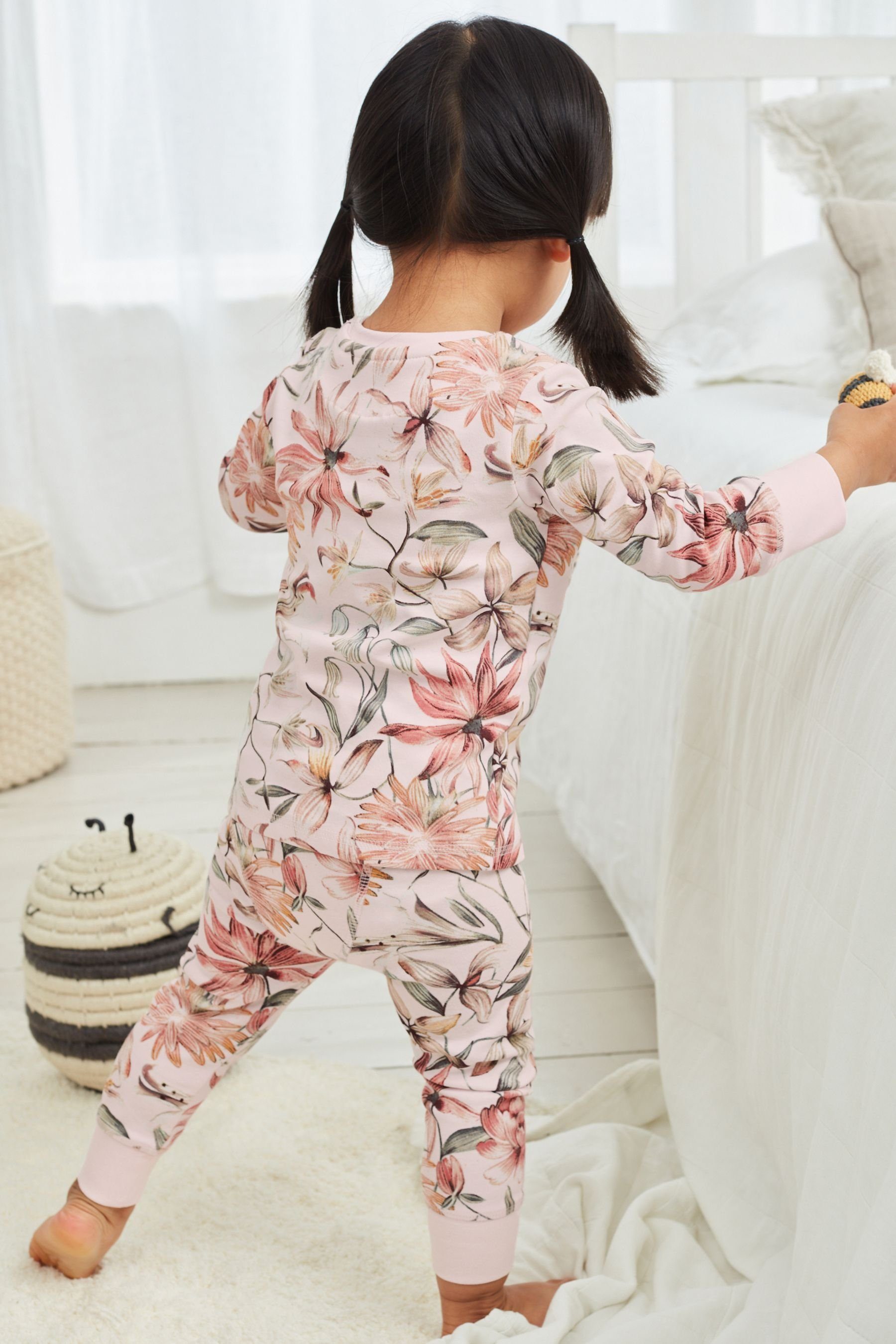 Floral Pyjama (4 Pink/Cream Schlafanzüge 2er-Pack Next tlg)