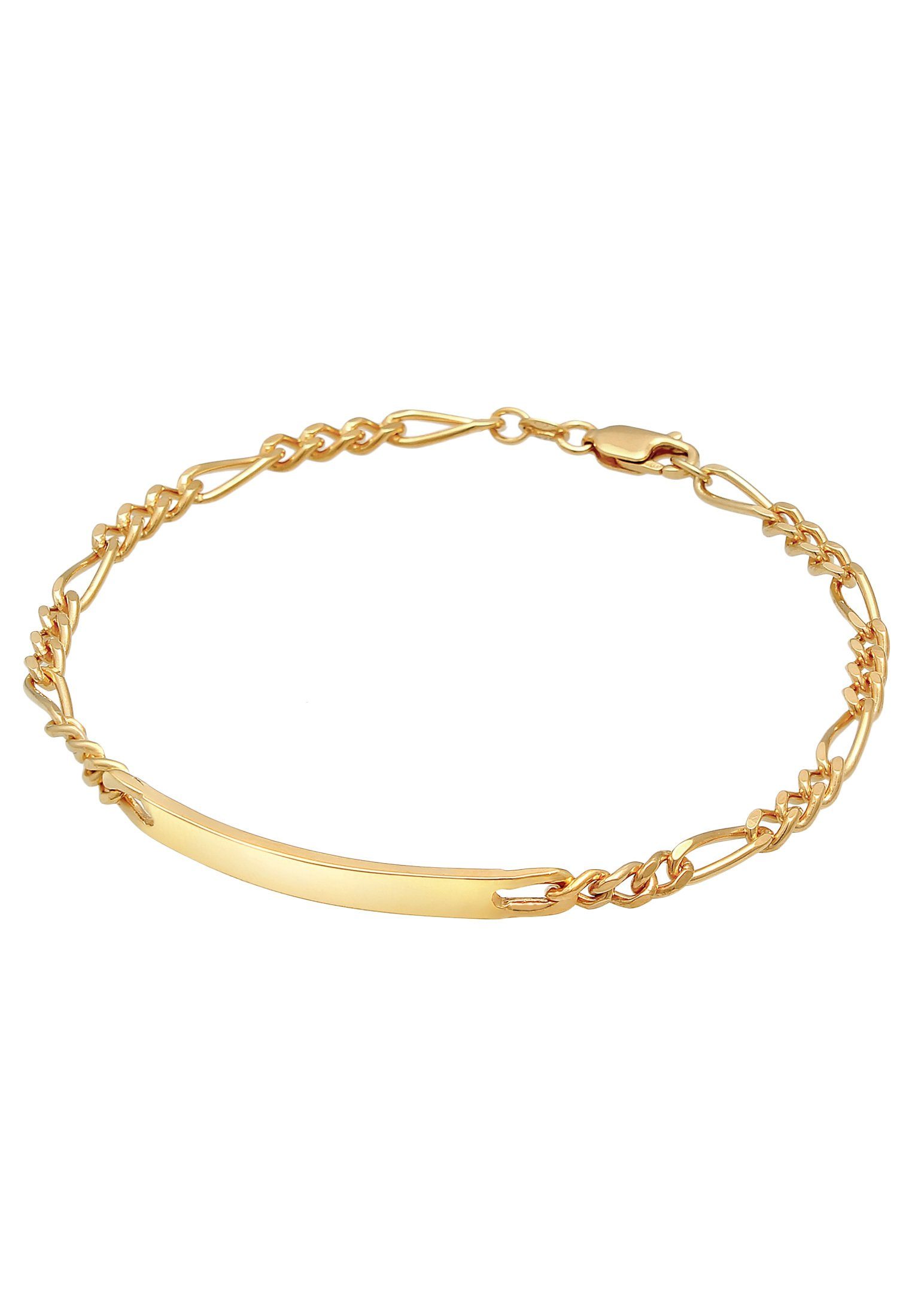 Kuzzoi Armband Herren ID Platte Figaro günstig online kaufen
