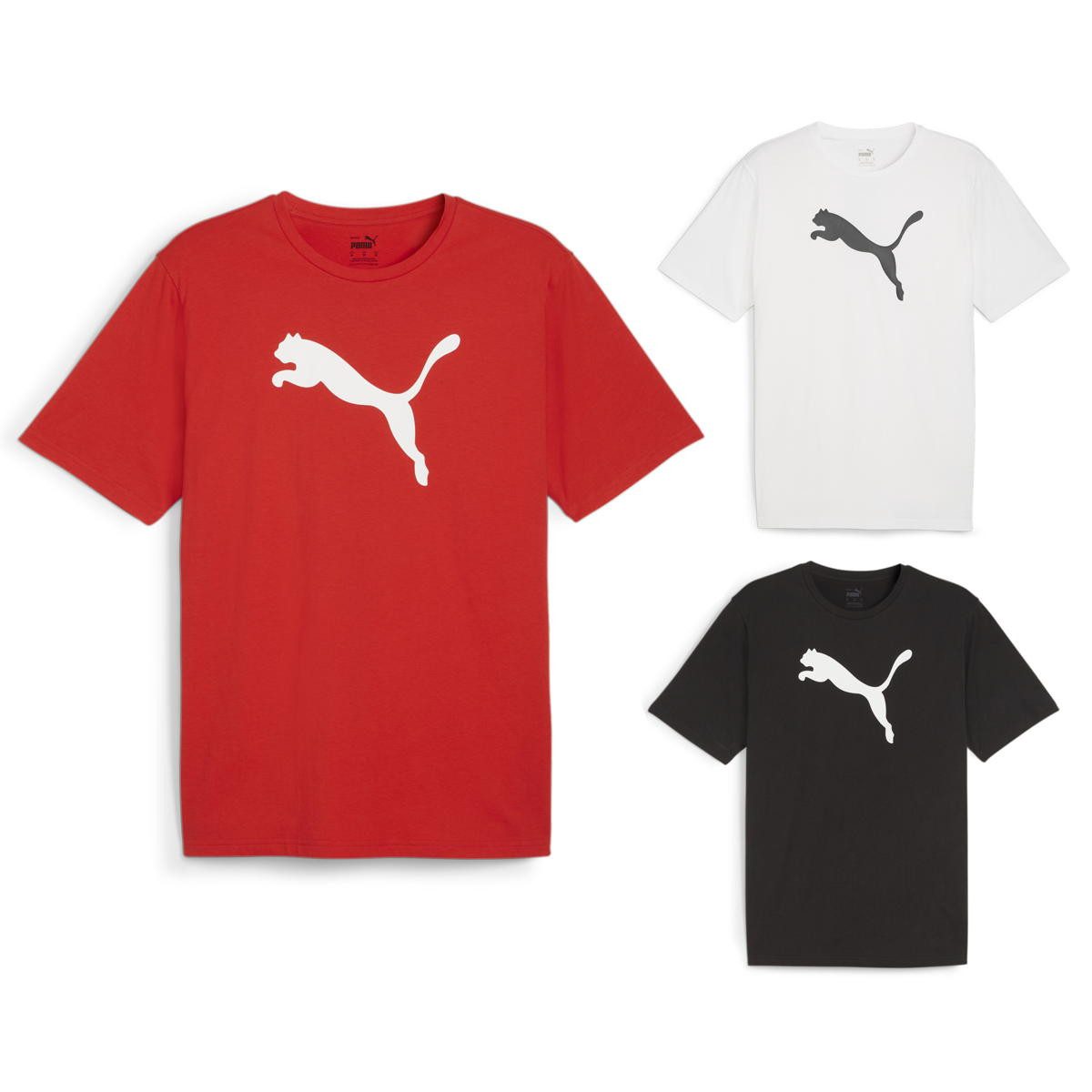 PUMA Funktionsshirt Herren teamRISE Logo T-shirt 3er Pack (Pack, 3-tlg., 3e günstig online kaufen