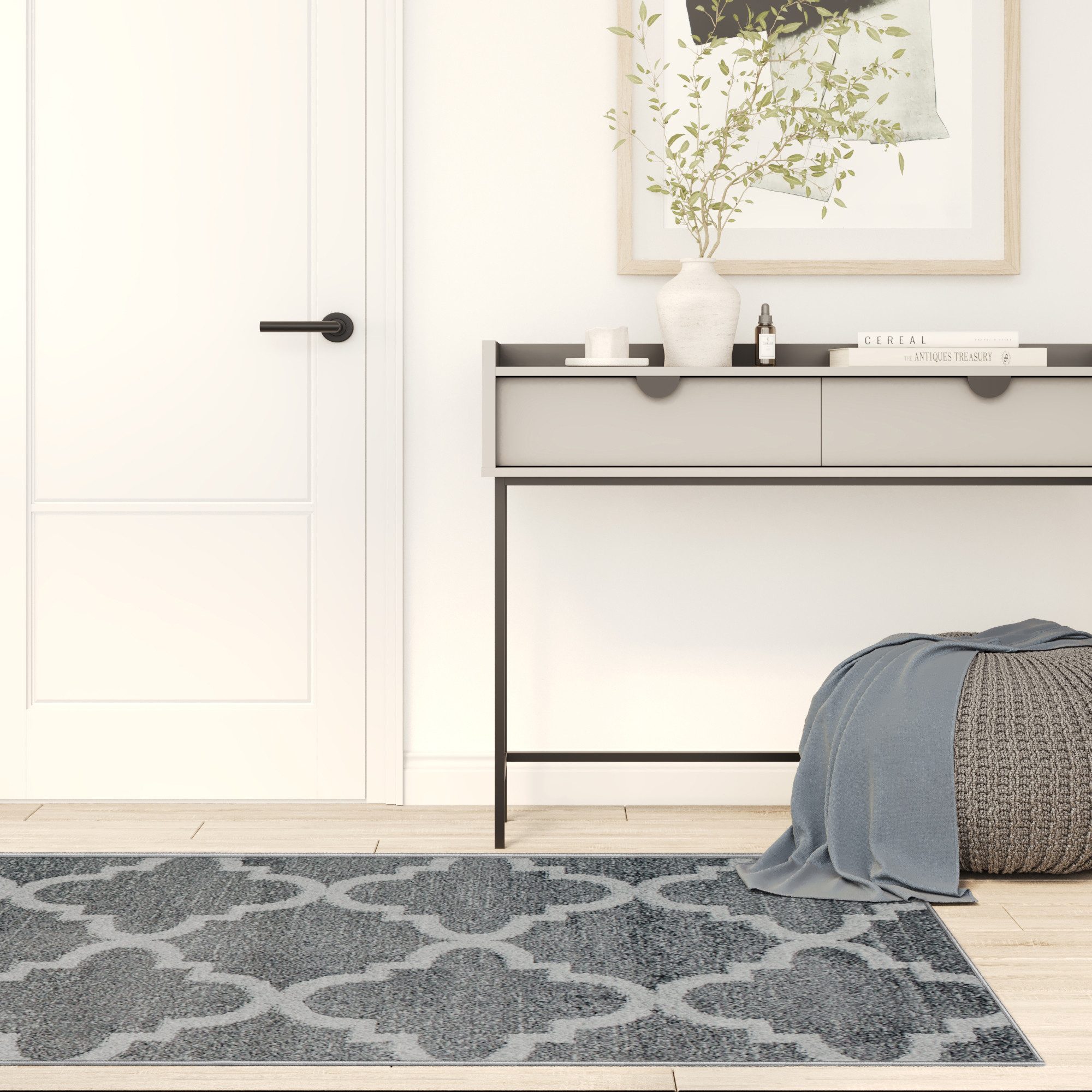 Tapiso Läufer SARI, rechteckig, Höhe: 10 mm, Langer Korridor-Läufer, pflegeleicht