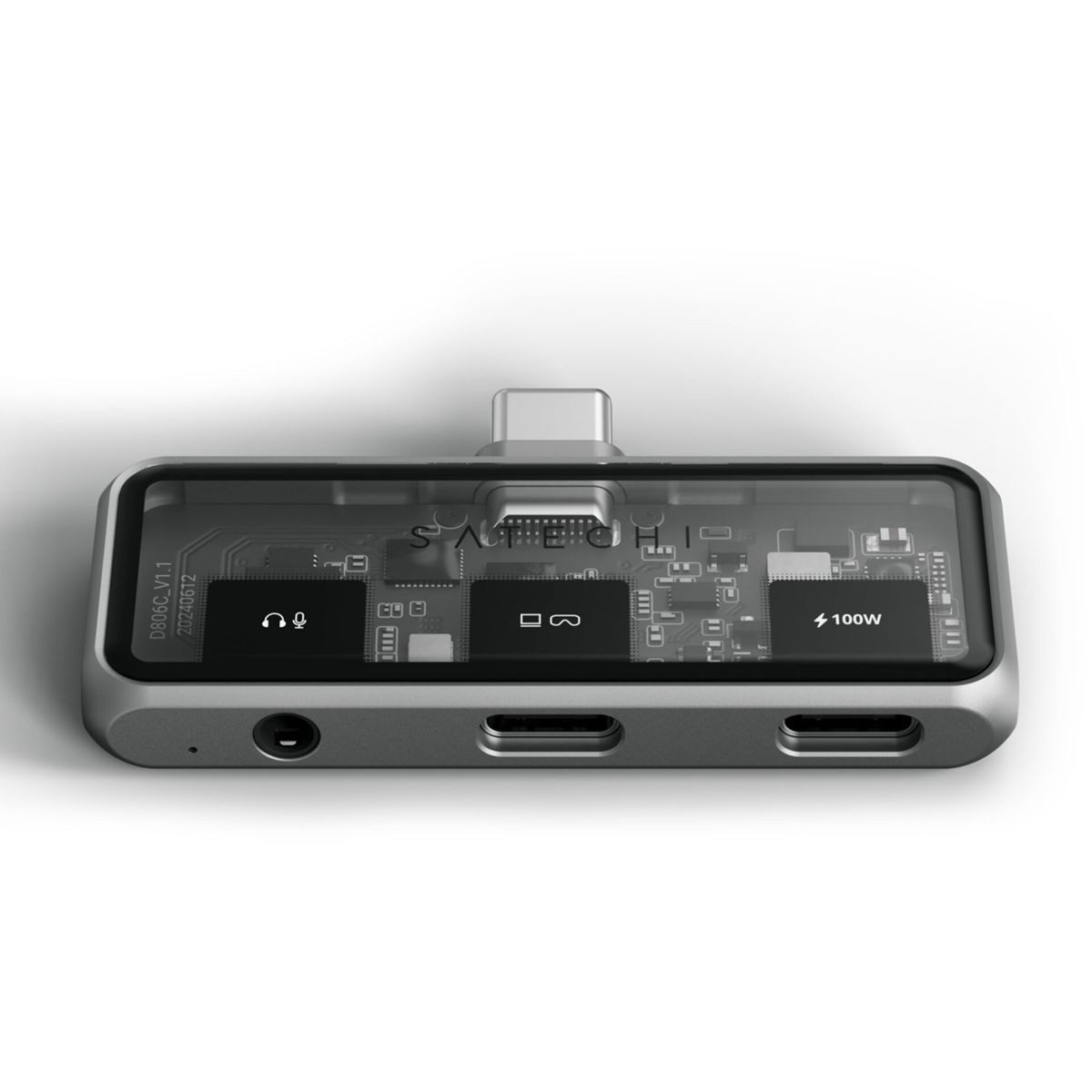 USB-C PD Mobile XR Hub & 3.5mm Audio space grey Netzwerk-Switch