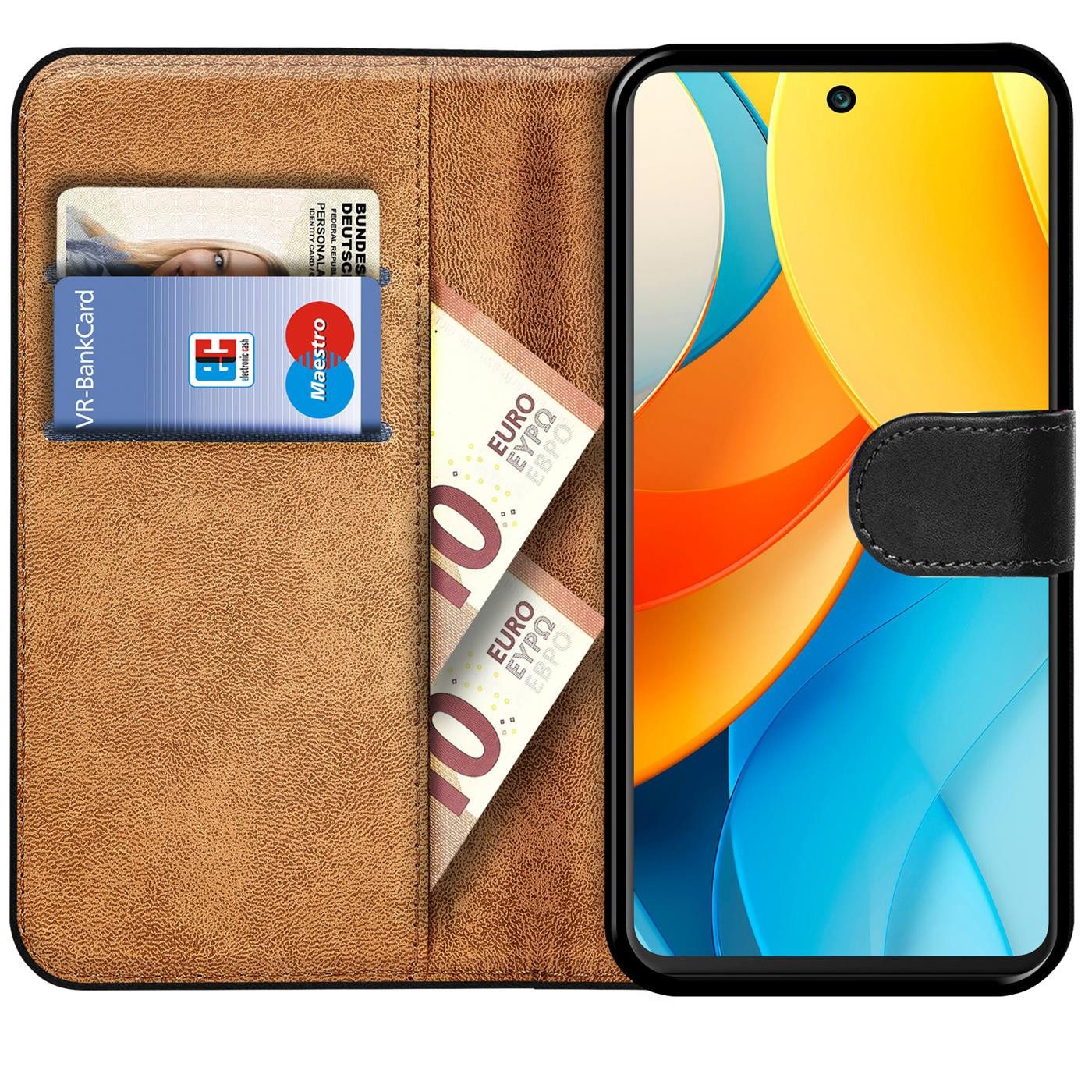 CoolGadget Handyhülle Book Case Handy Tasche für ZTE Blade V60 Vita 6,6 Zoll, Hülle Klapphülle Flip Cover für ZTE V60 Vita Schutzhülle stoßfest