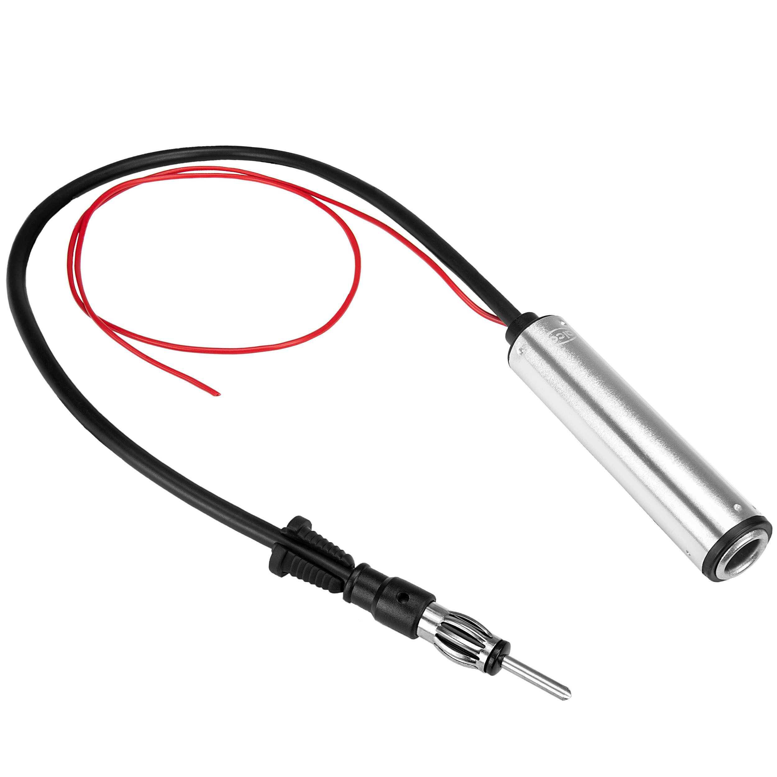 alca Universal Antennen-Verstärker Autoradio Auto Antennenadapter 12V Autoradio-Ersatzantennenstab (AM/FM)
