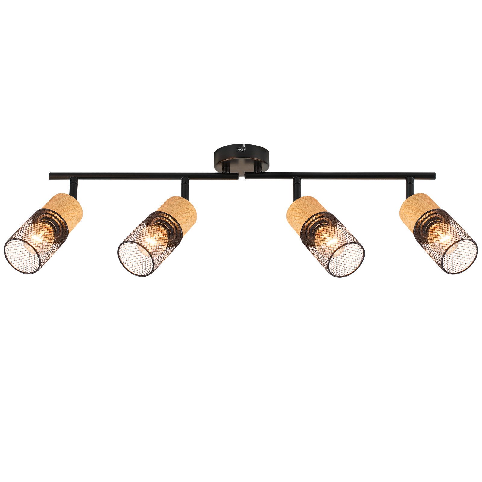 ZMH Deckenstrahler 2/3/4 Flammig 350° Schwenkbar günstig online kaufen