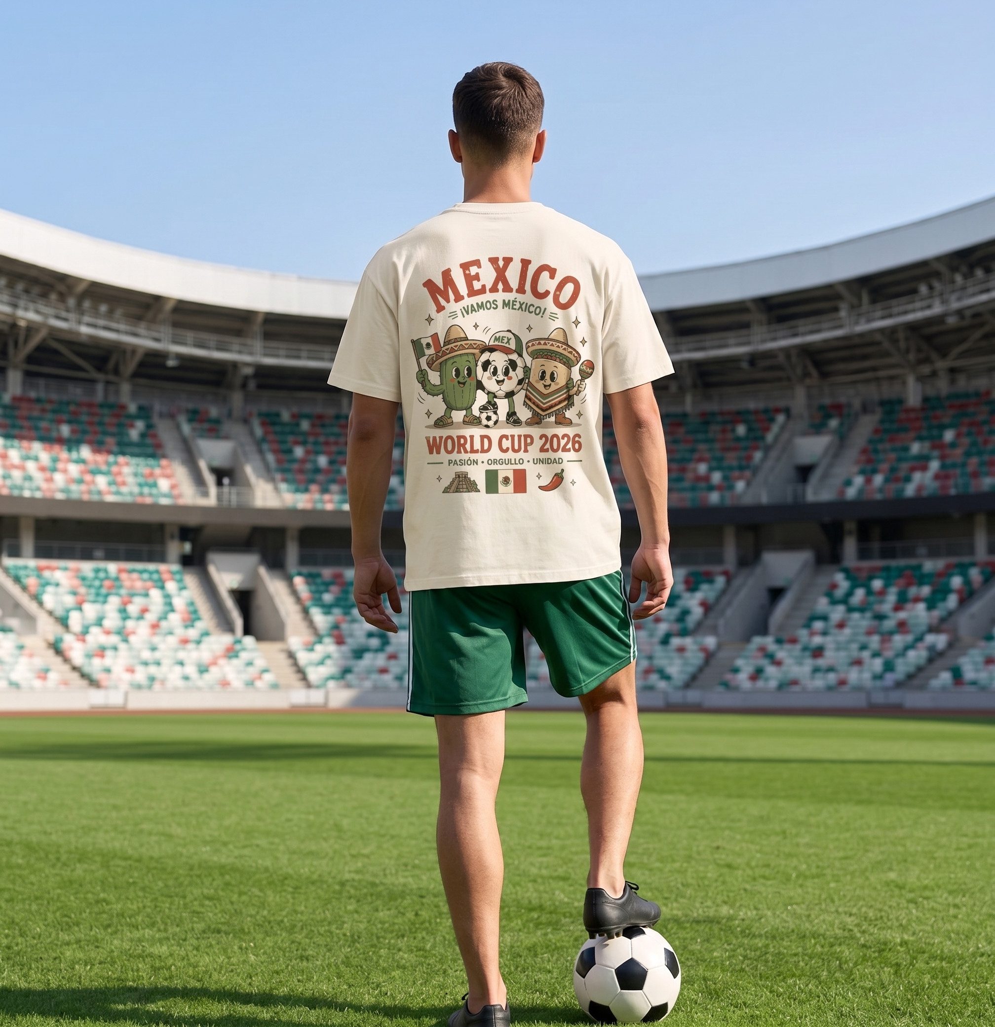 RoamLikeSummer T-Shirt Mexico WM26 (kein Set) Bio-Baumwolle