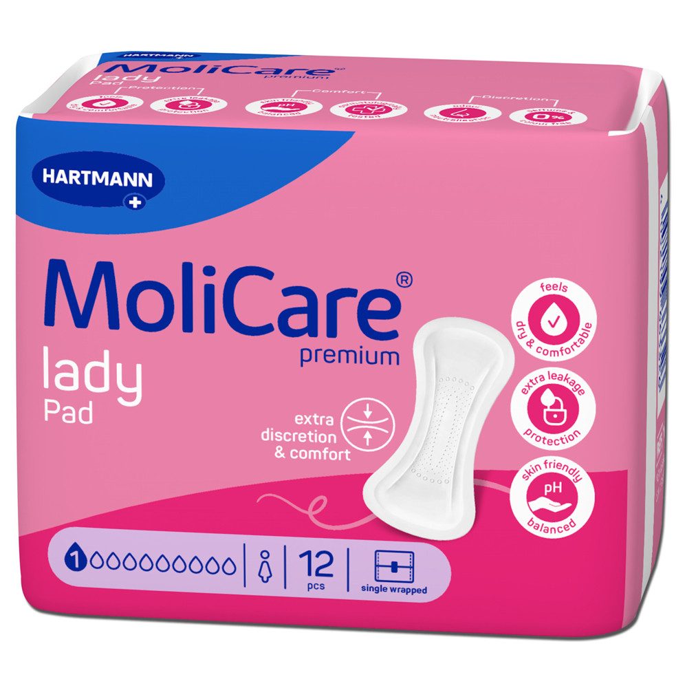 PAUL HARTMANN AG Inkontinenz-Einlage Hartmann MoliCare Premium Lady Pads 1 Tropfen (1x1