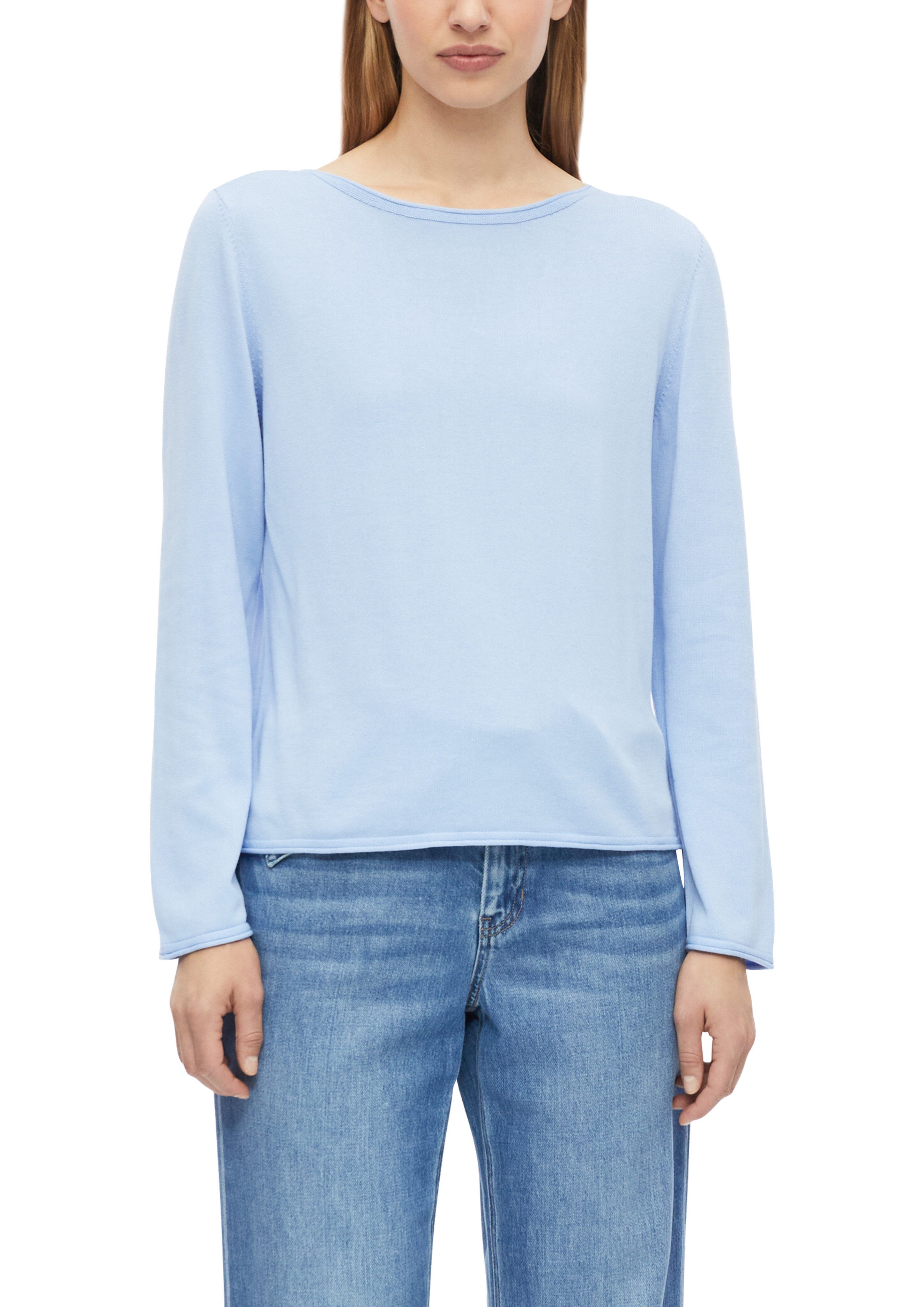 s.Oliver Strickpullover mit U-Boot-Ausschnitt