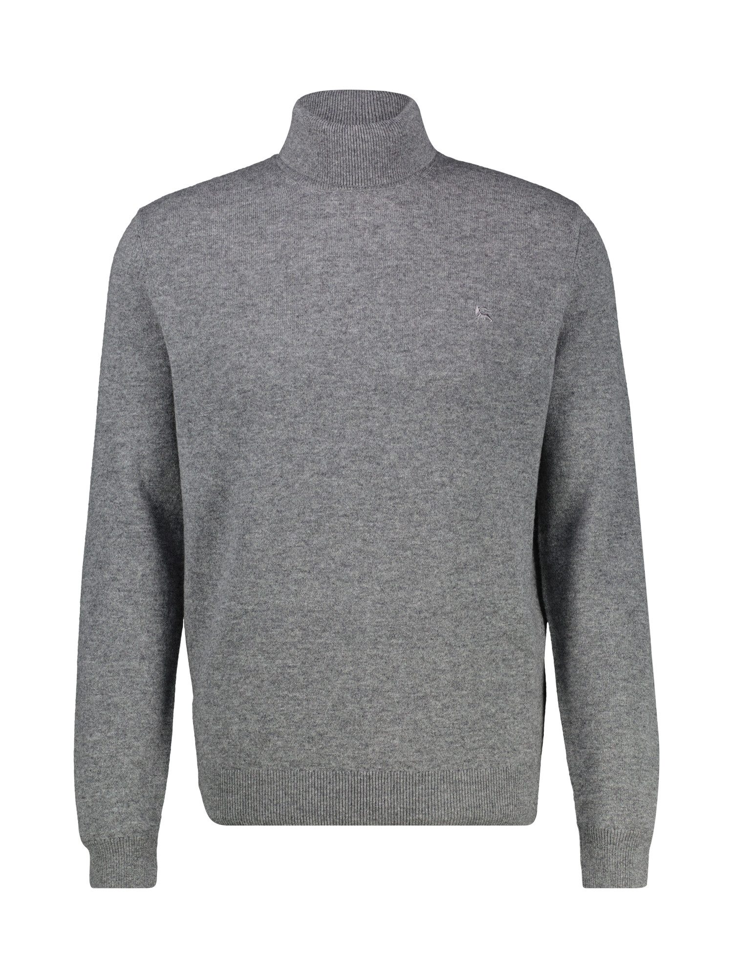 Strickpullover LERROS Schurwoll-Rollkragenpullover mit Kaschmiranteil