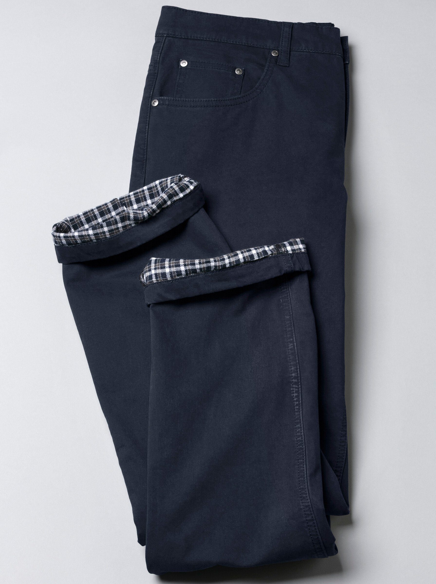 Sieh an! Chinohose Thermo-Jeans komfortabel günstig online kaufen