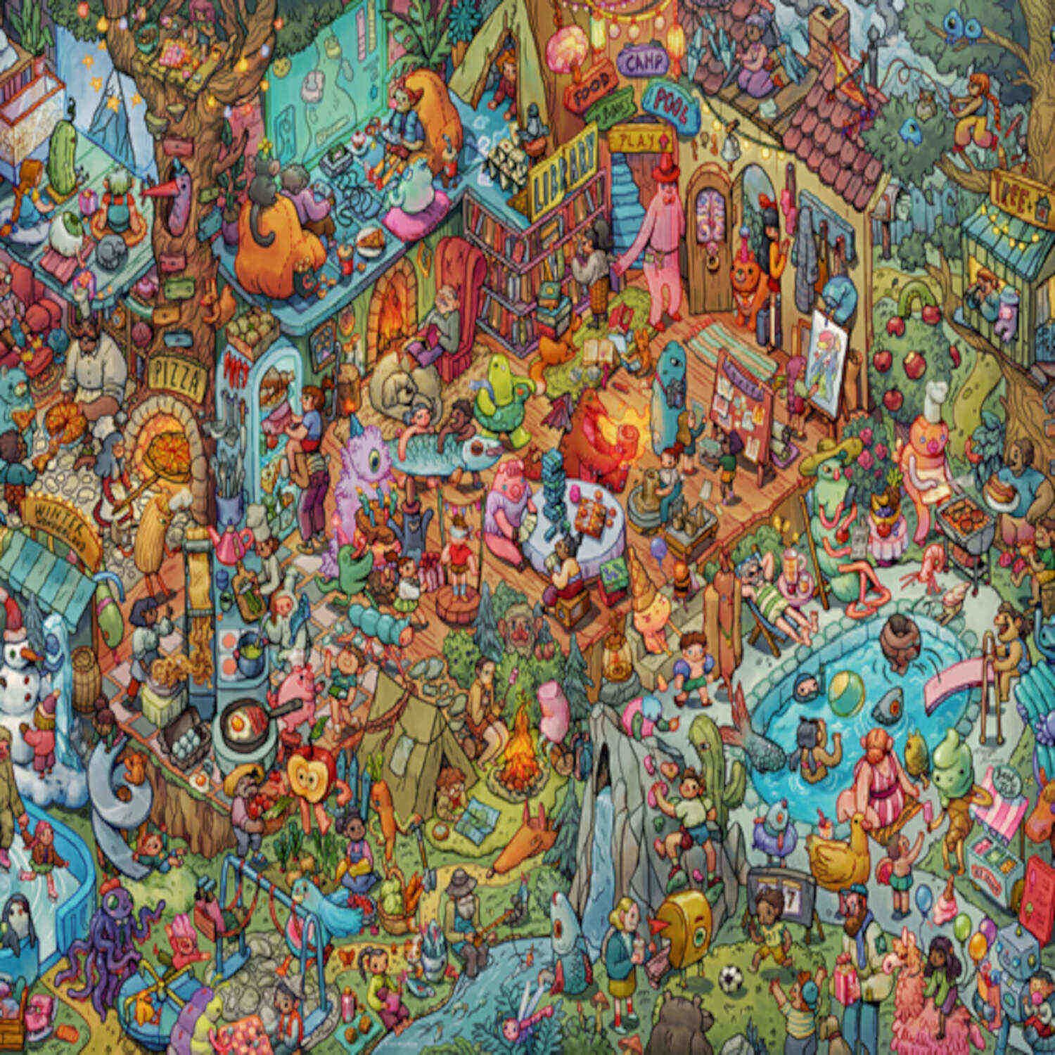 HEYE Puzzle Fun With Friends, 1500 Puzzleteile