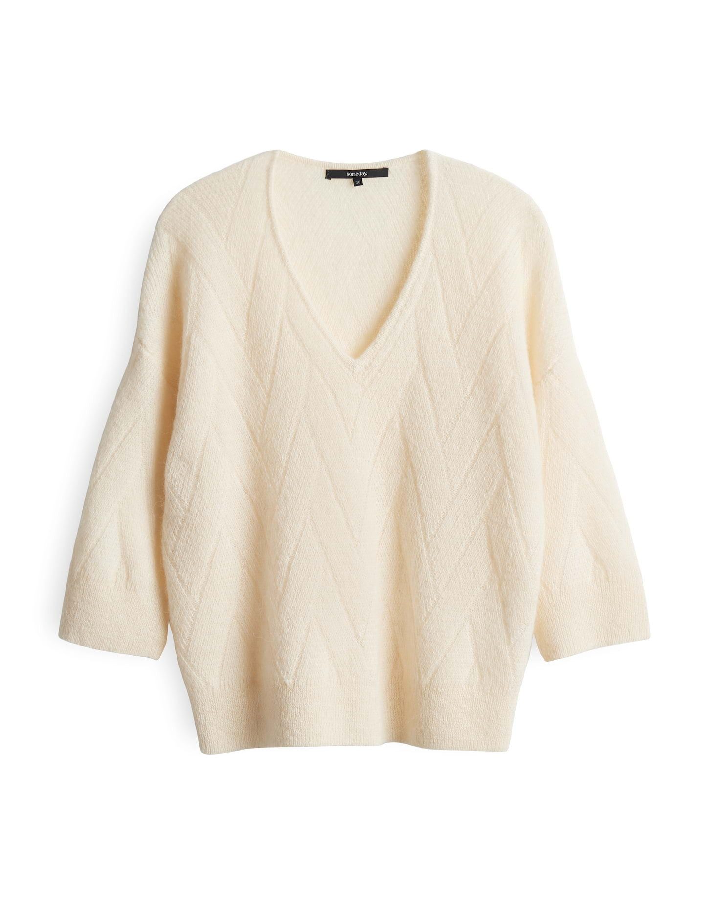 someday Strickpullover TAVITA Regular mit grafischem Zopfmuster lockere Pas günstig online kaufen