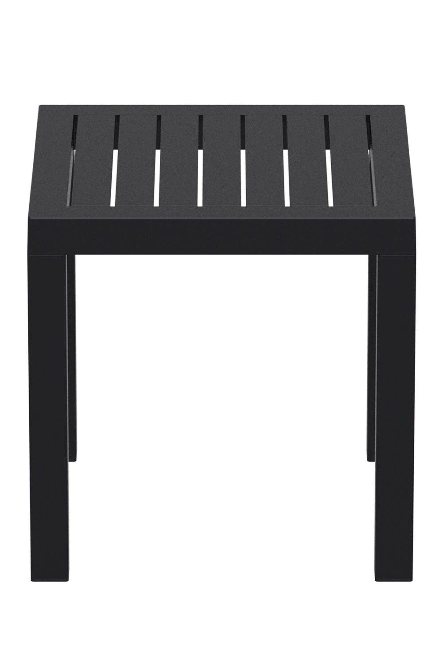 TPFGarden Gartentisch 1-St., Gartentisch Loungetisch, UV-beständigem 45 Tisch Outdoor für Beistelltisch Kunststoff, (Hochwertiger Stabiler Terrasse Maße Farbe: schwarz (BxLxH): - Ocra aus Balkon, 45 x aus - - 45cm x Garten, Polymer-Glasfaser), Beistelltisch