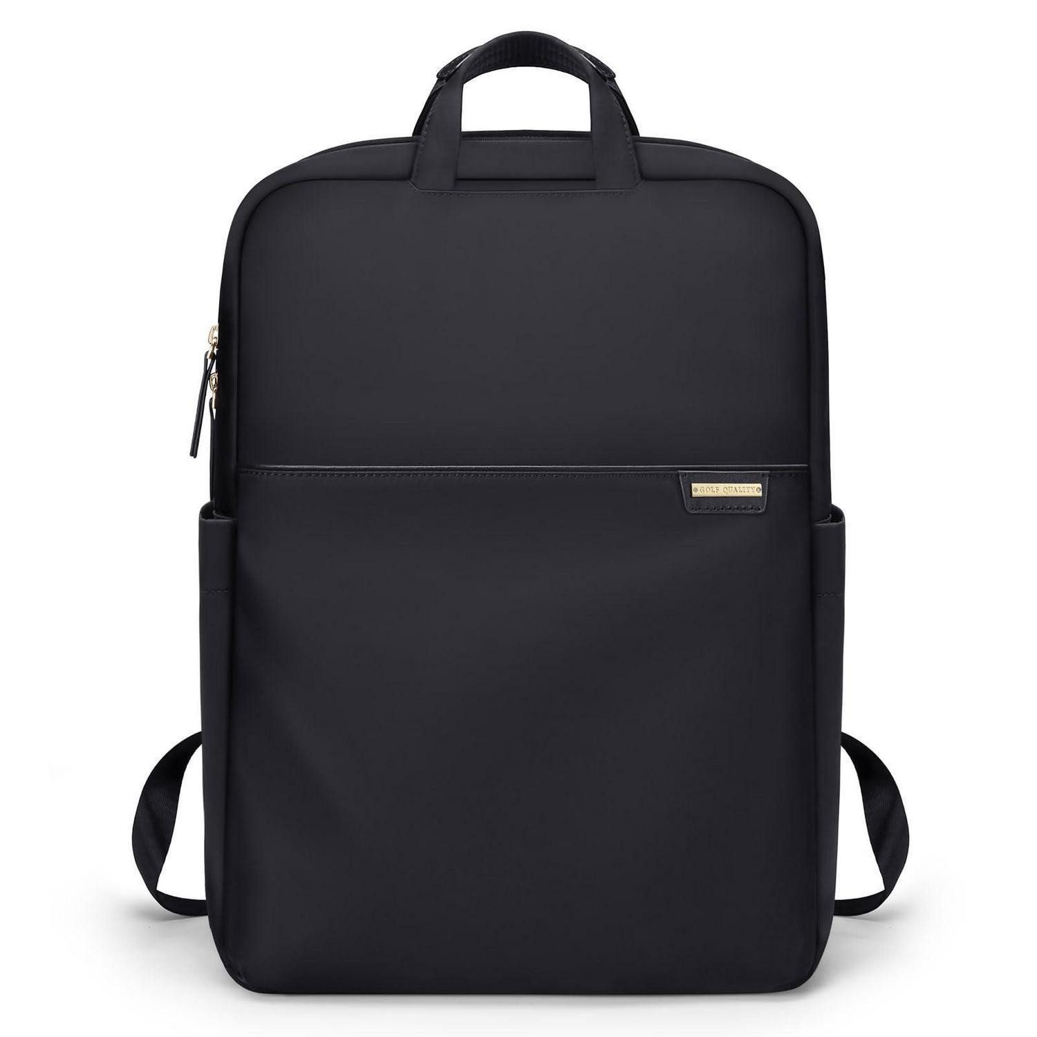 LuxusKollektion Laptoprucksack Laptop Rucksack 16 Zoll Business Damen Herren Schwarz