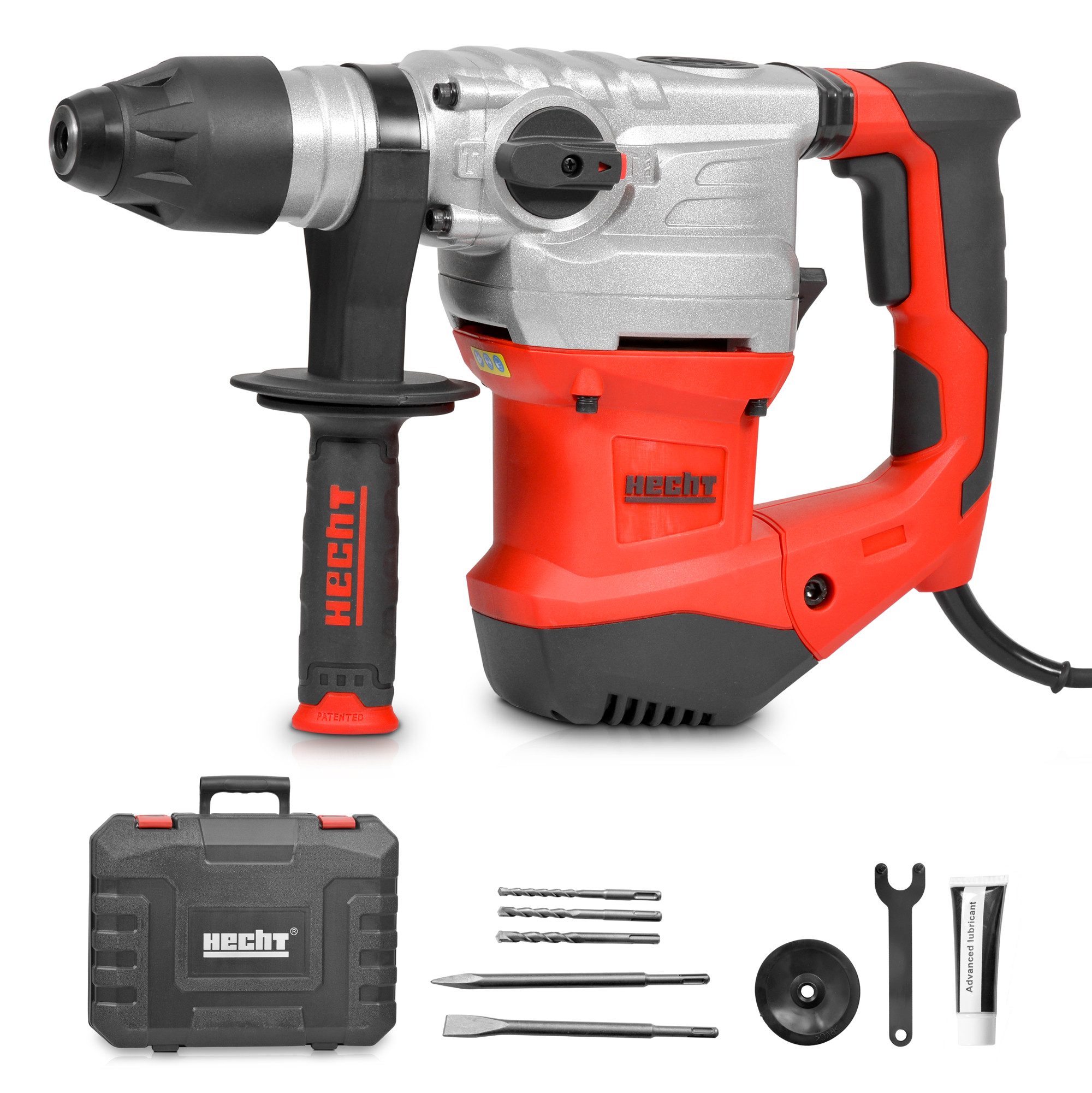 Hecht Bohrhammer mit Kabel 1500W SDS-Plus 4250 U/min, 230 V, max. 860 U/min günstig online kaufen