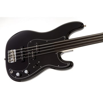 Fender E-Bass, E-Bässe, 4-Saiter E-Bässe, Tony Franklin Fretless Precision Bass EB Black - E-Bass