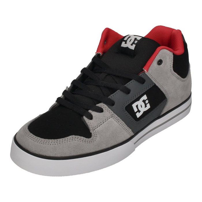 DC Shoes Pure MID ADYS400082-WBI Skateschuh black grey red