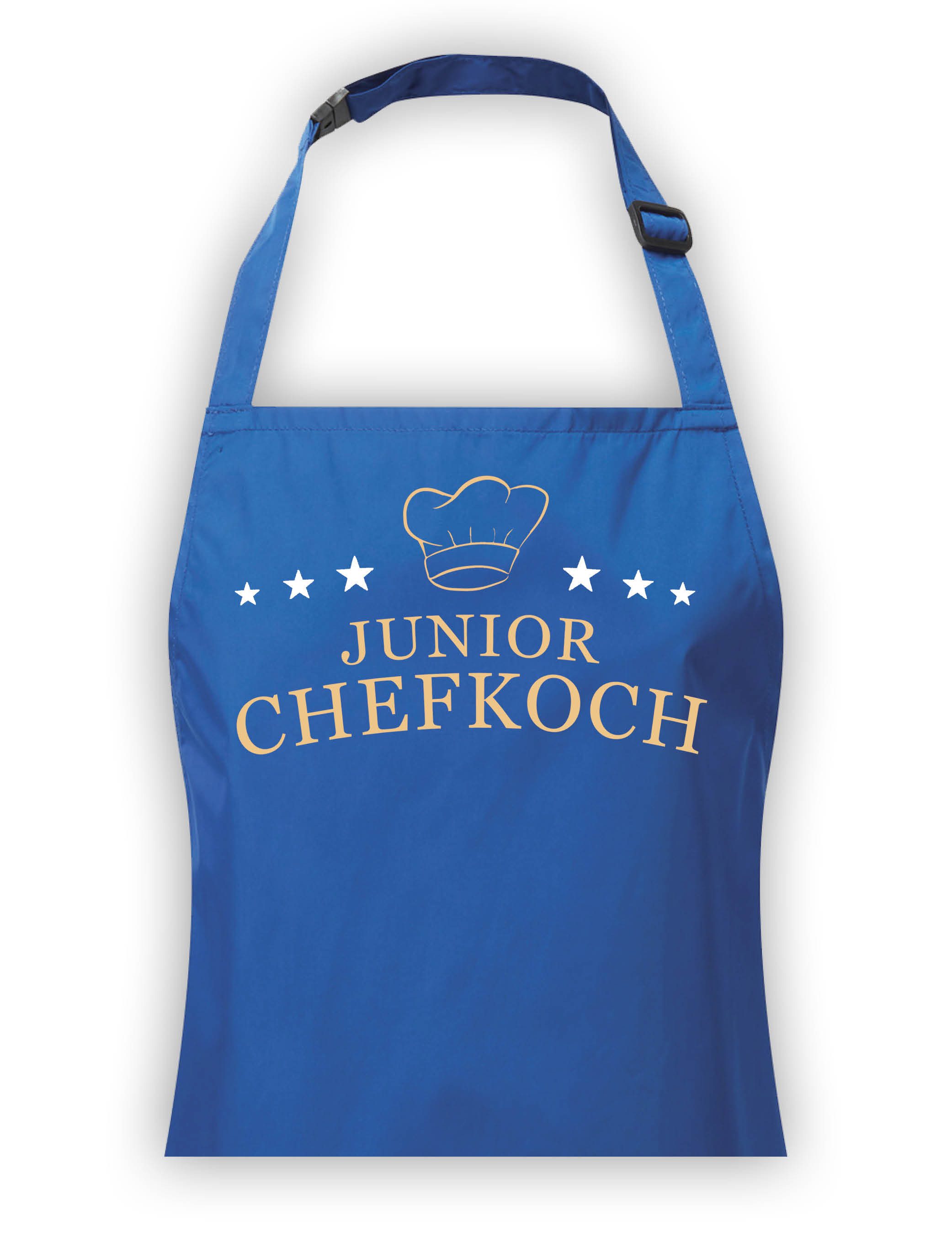 Youth Designz Kochschürze Kinder Schürze Junior Chefkoch Print Grillschürze Statement Geschenk, mit lustigem Spruch & Logo Aufdruck für Jungen & Mädchen