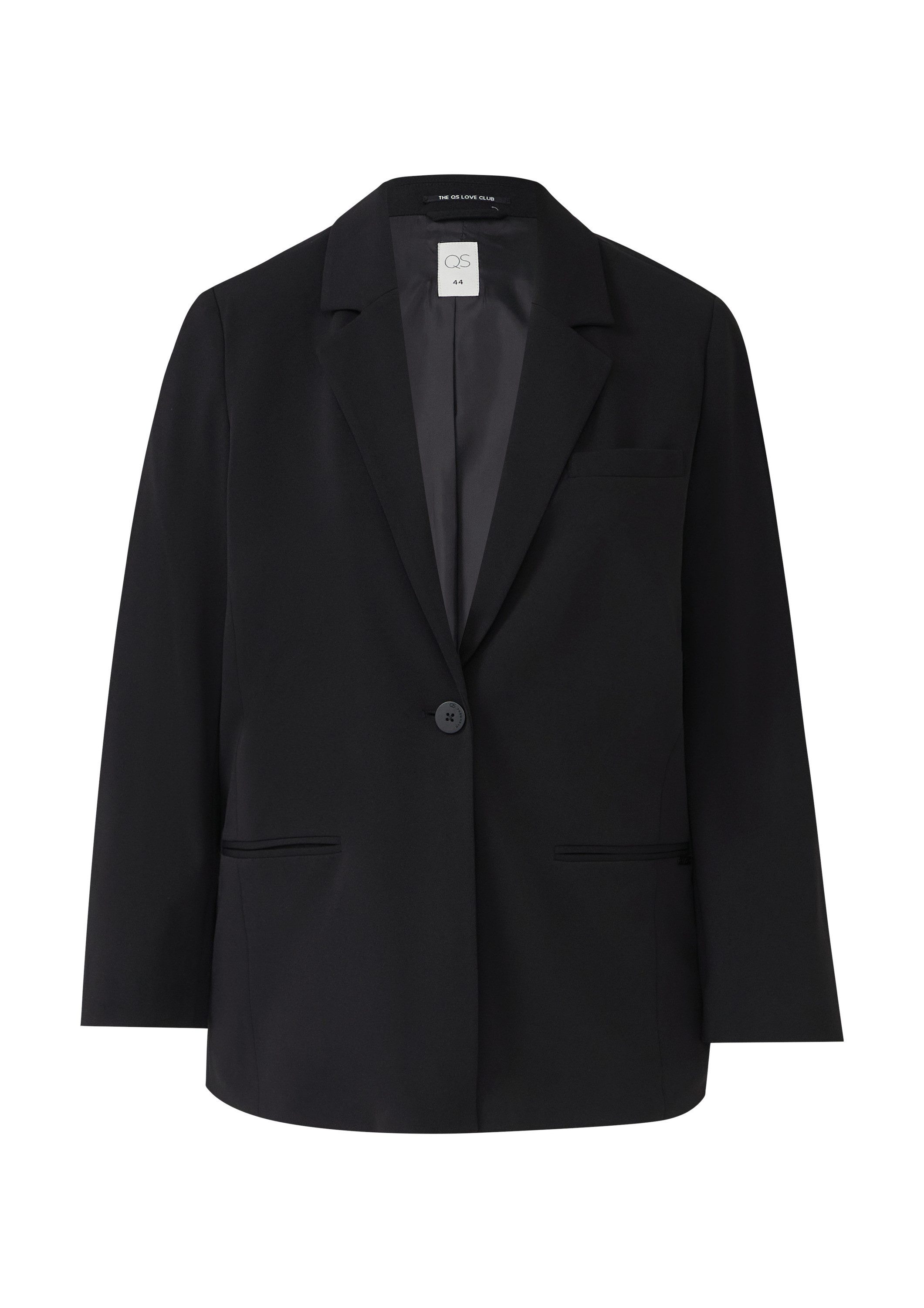 QS Jackenblazer Indoor-Blazer Blazer aus Interlockjersey günstig online kaufen