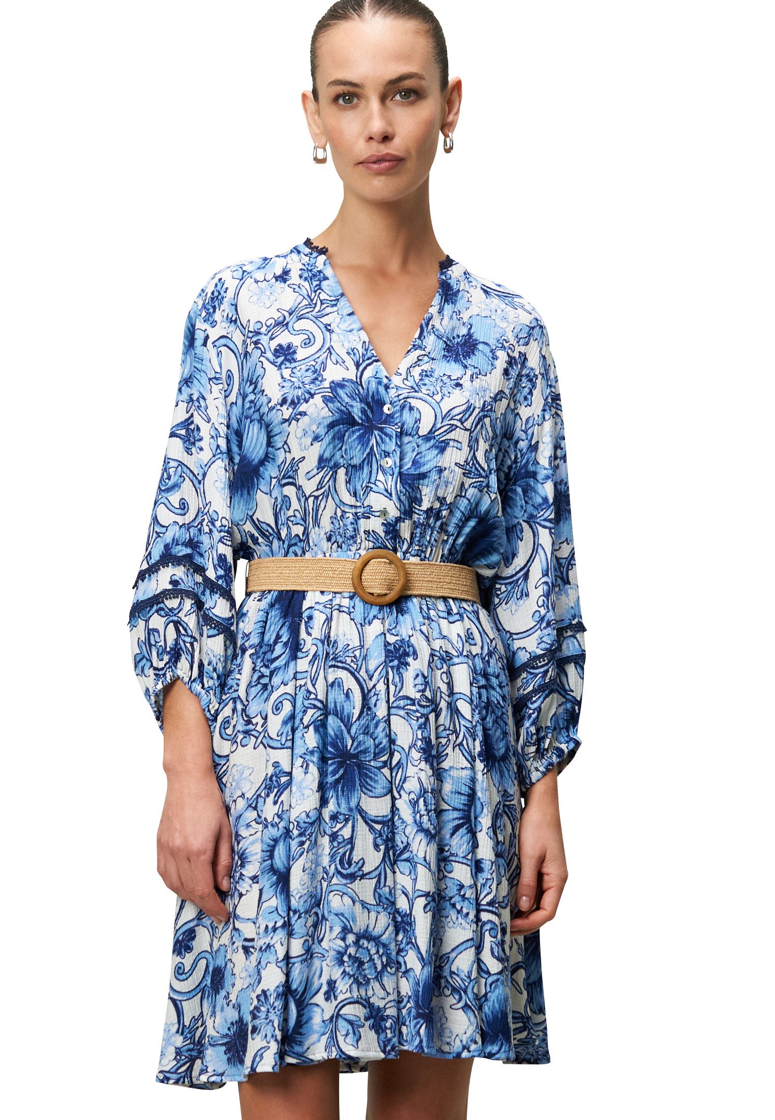 Zero Minikleid zero Minikleid mit Blumendruck günstig online kaufen
