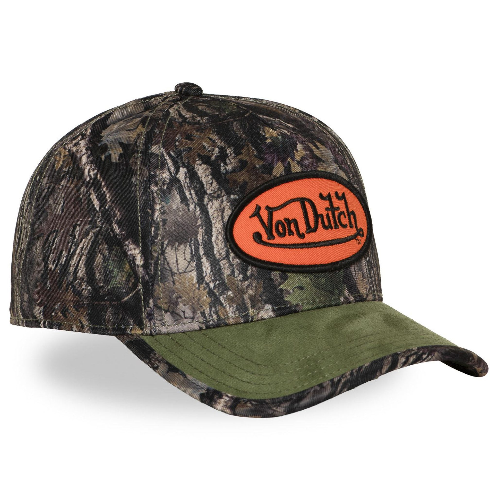 Von Dutch Baseball Cap Von Dutch Originals Baseball Cap CAMO PATCH VD (Basecap, Basecap) Real Tree Camouflage Optik