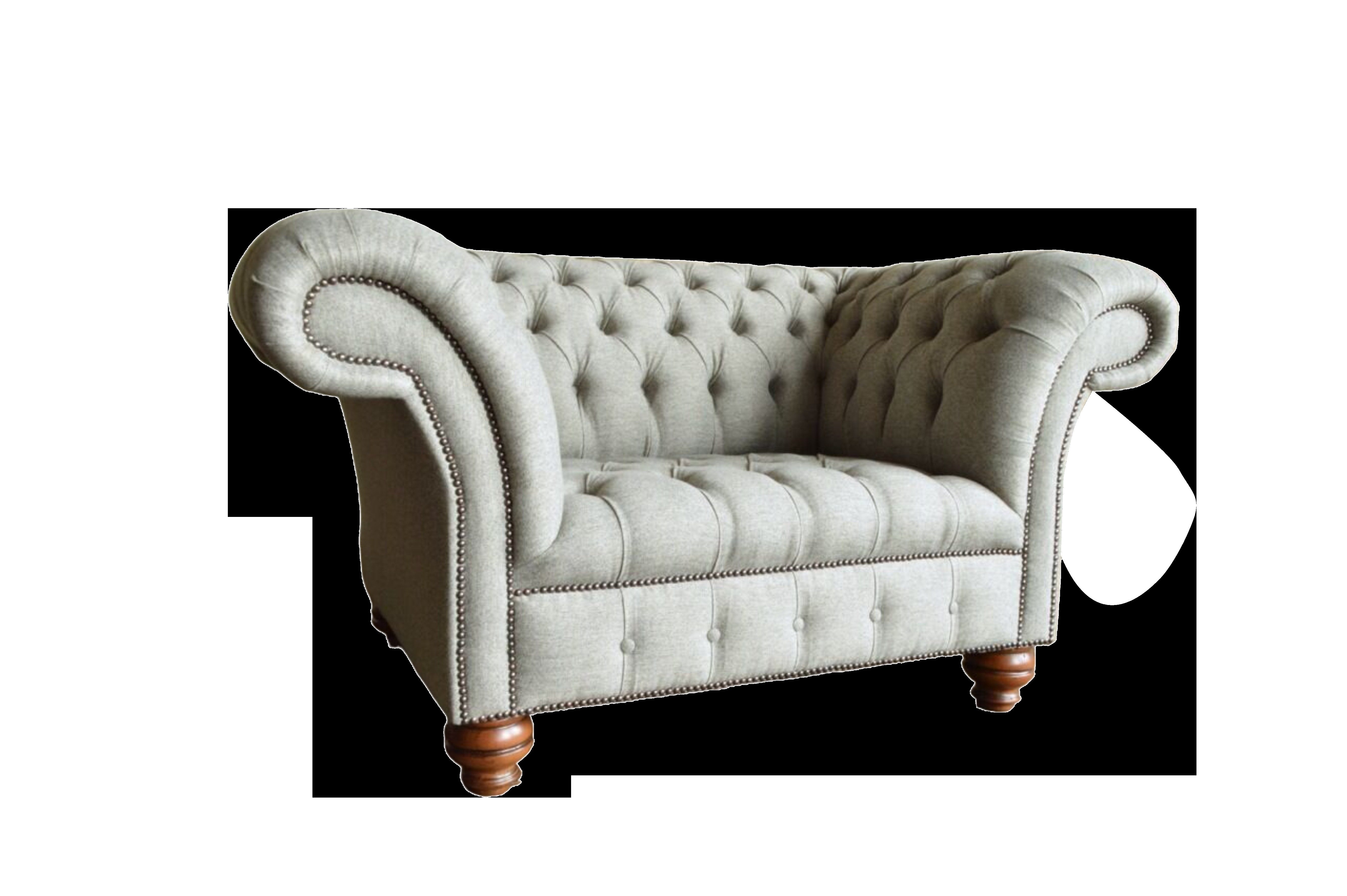 Xlmoebel Chesterfield-Sessel Einsitzer Sofa Sessel Couch Polster Textil Stoff (1-St), Made in Europa