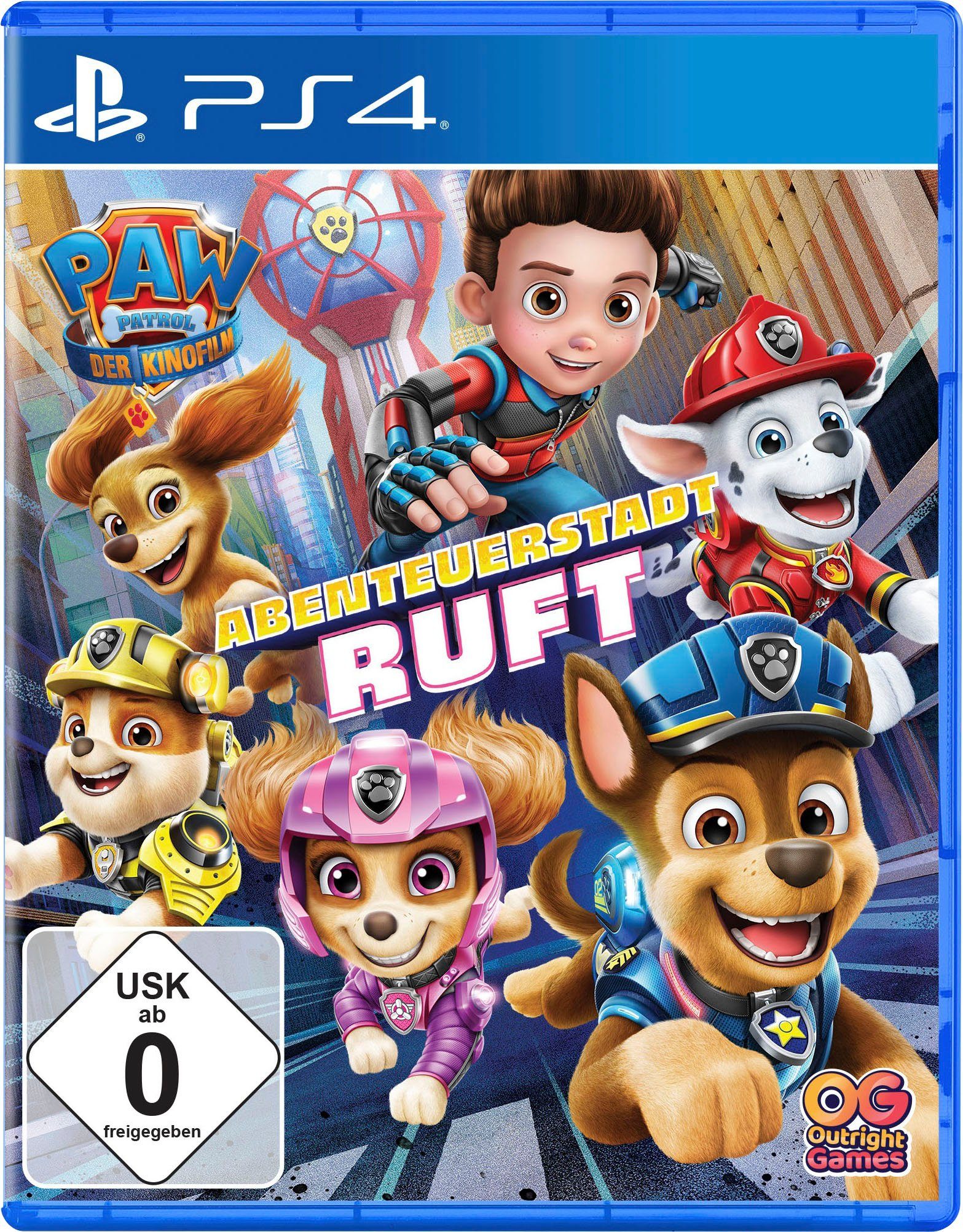 PAW Patrol - Lieblingswelpen als PlayStation Spiele 4, Der deine Abenteuerstadt Kinofilm aufregenden ruft bei