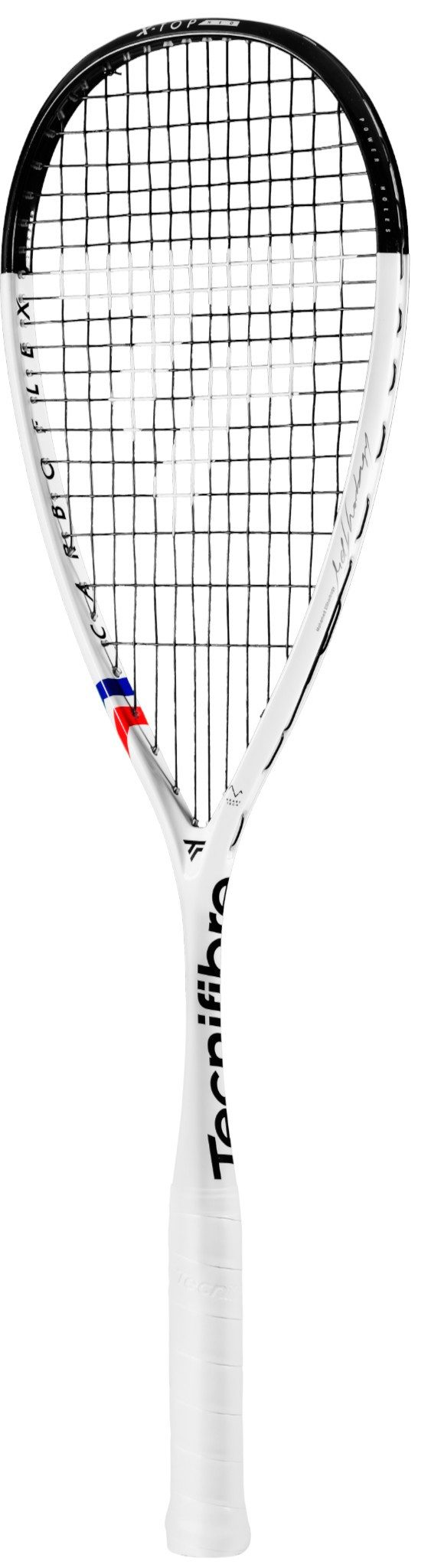 Tecnifibre Squashschläger Carboflex 125 Neo 125g/kopflastig 2026 weiss - besaitet