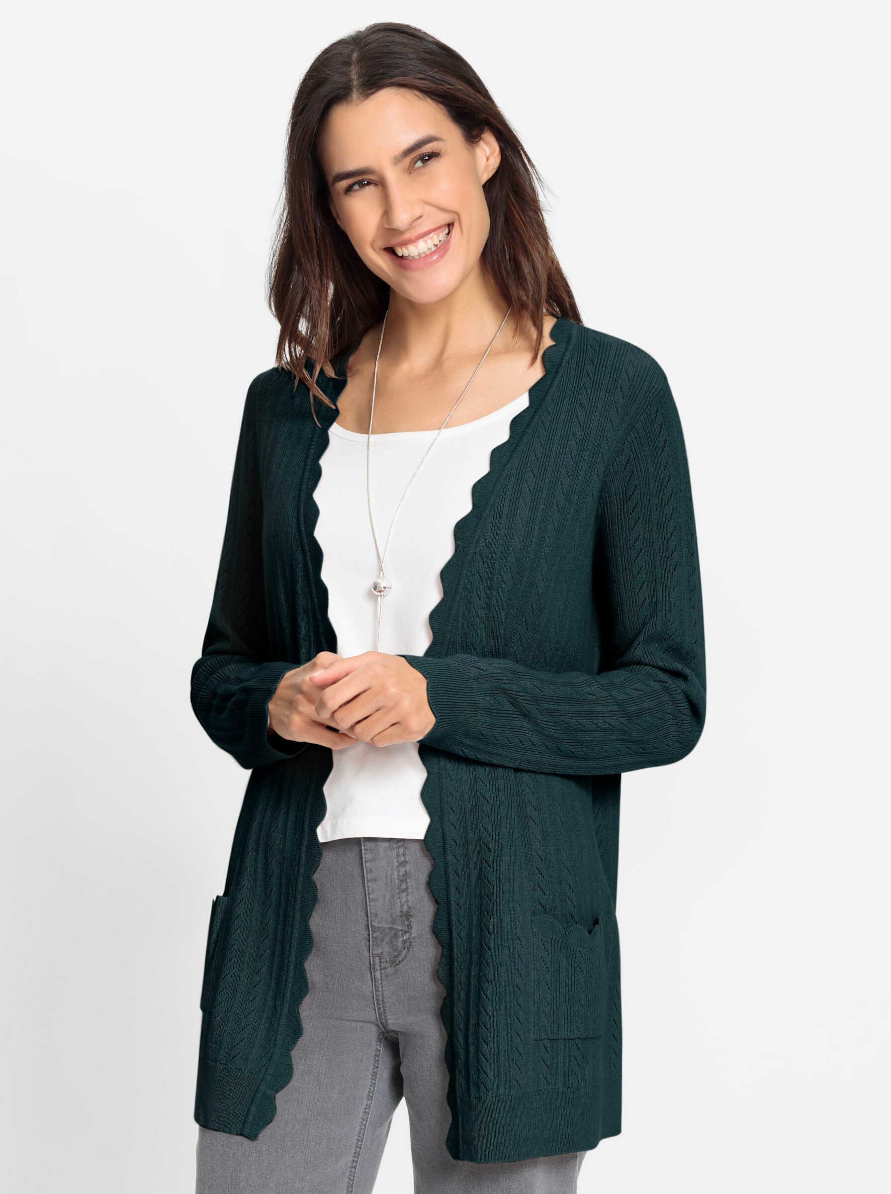 Witt Strickjacke Ajourstrickjacke . günstig online kaufen