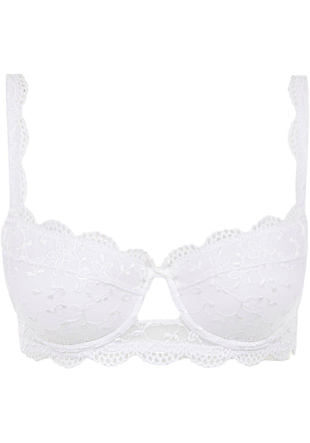 Nina Von C. Dirndl-BH "Silver Edition" feminin, bequem, wattiert, mit Spitze, herausnehmbare Pads, mit Bügel