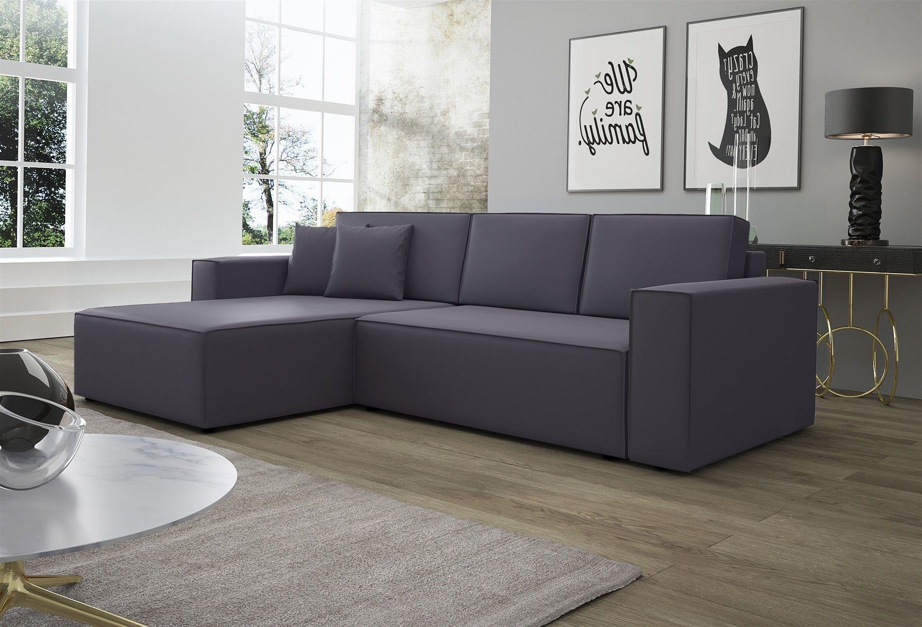 Fun Möbel Ecksofa Ecksofa Schlafsofa Sofa günstig online kaufen