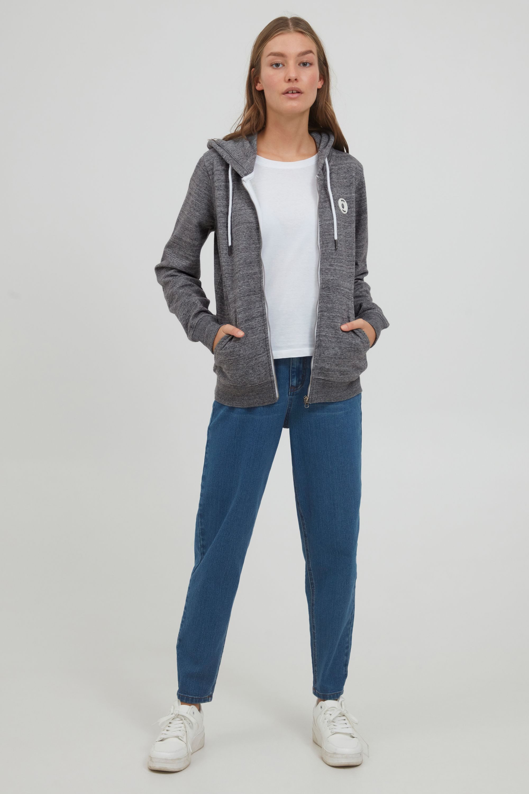OXMO Kapuzensweatjacke OXHelna Sweatjacke mit Kapuze günstig online kaufen