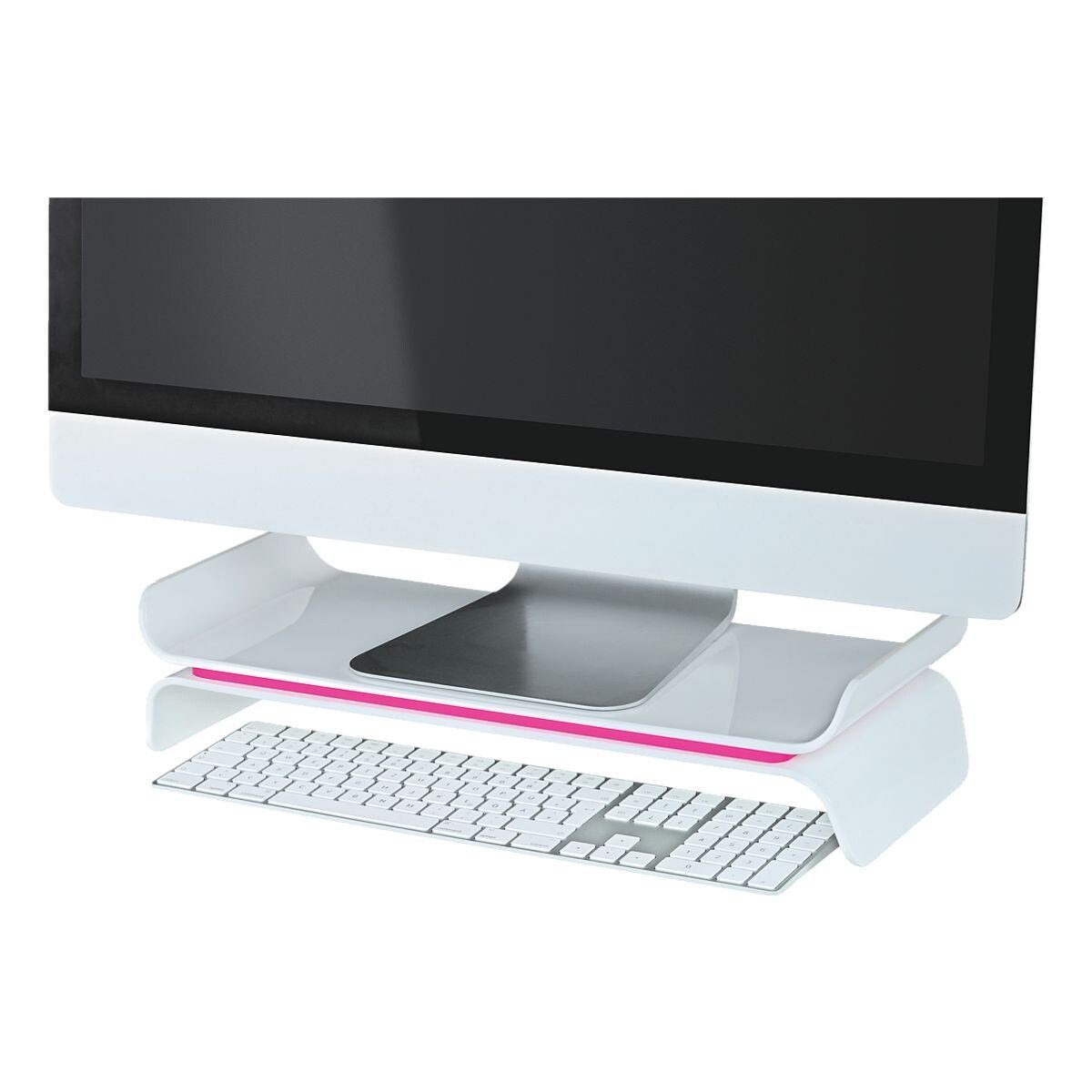 LEITZ Ergo (bis pink 27 Monitorständer, WOW Zoll, höhenverstellbar)